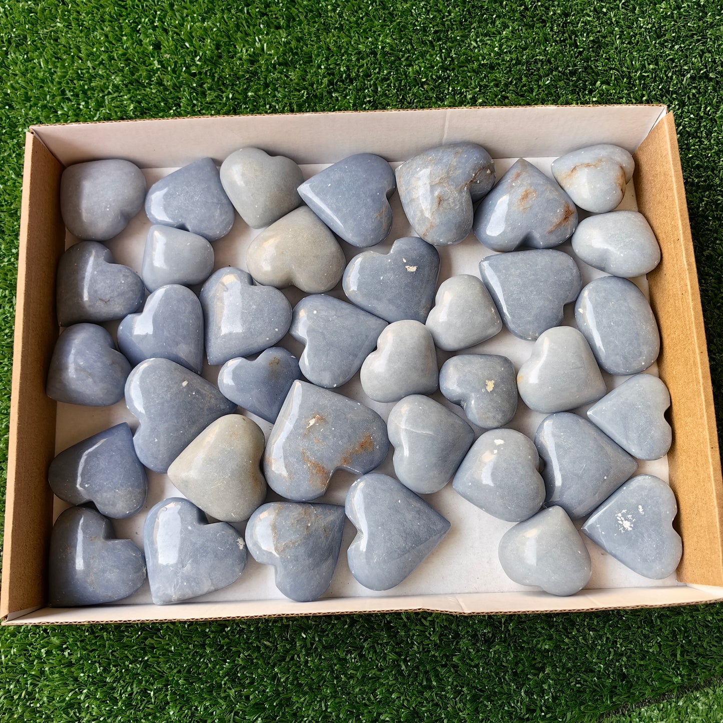 31 pc angelite hearts