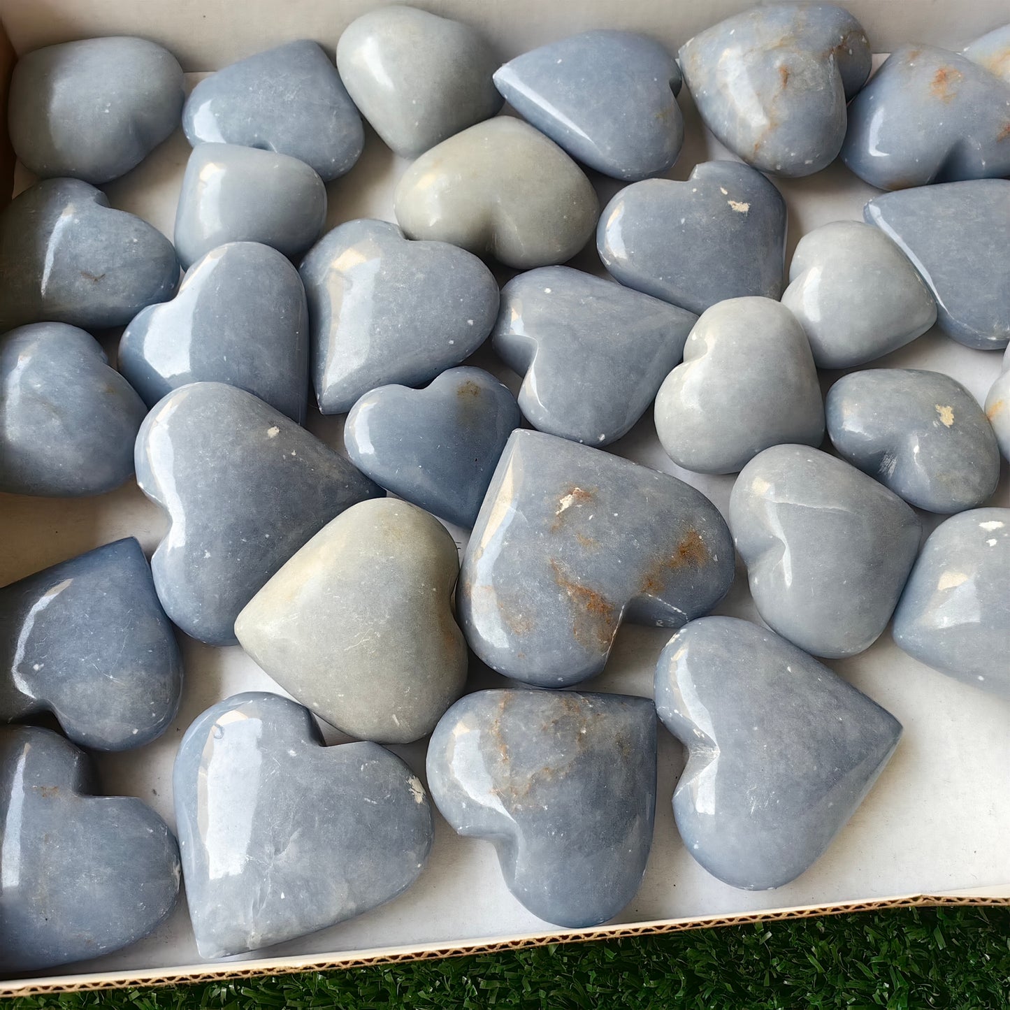 31 pc angelite hearts