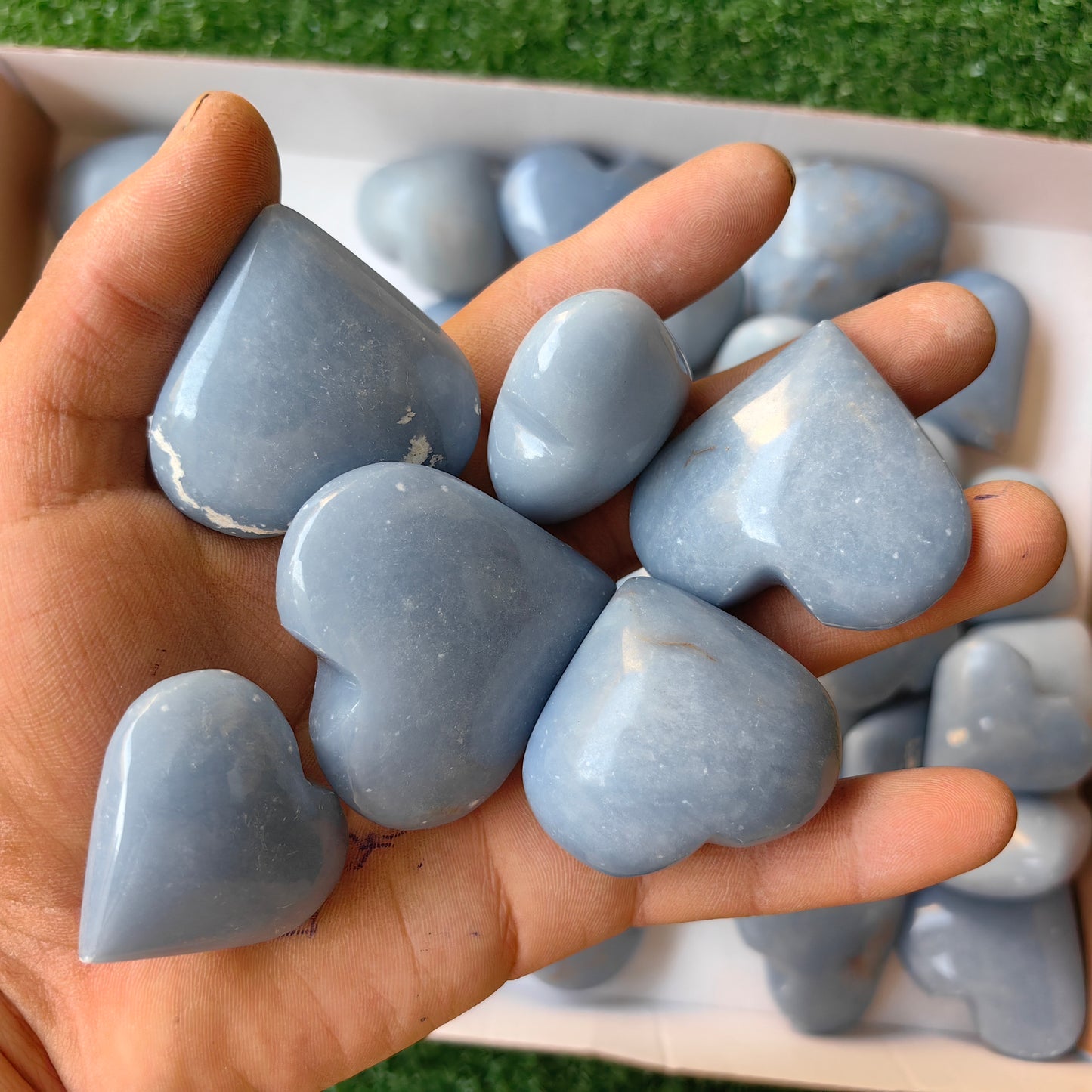 31 pc angelite hearts