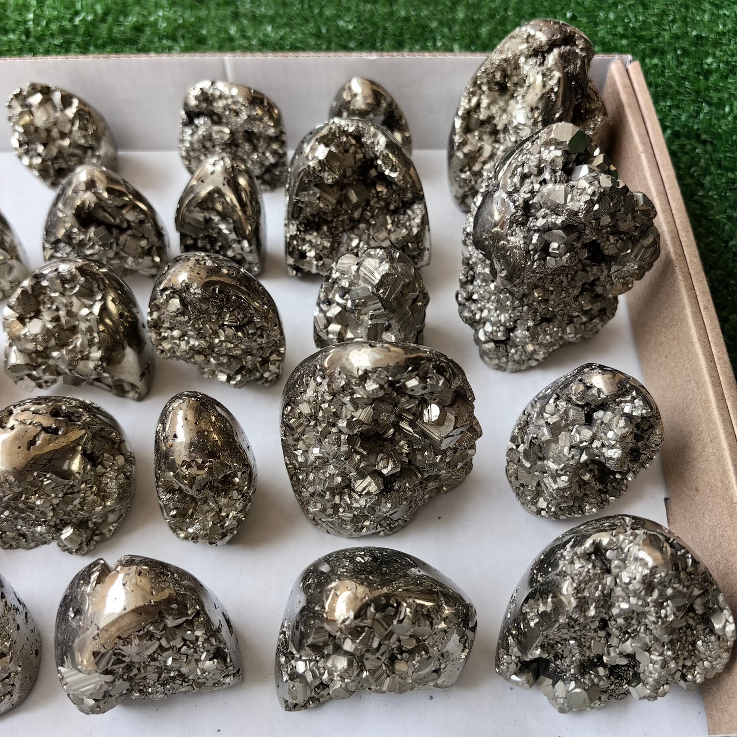 27 pc free forms pyrite drusy