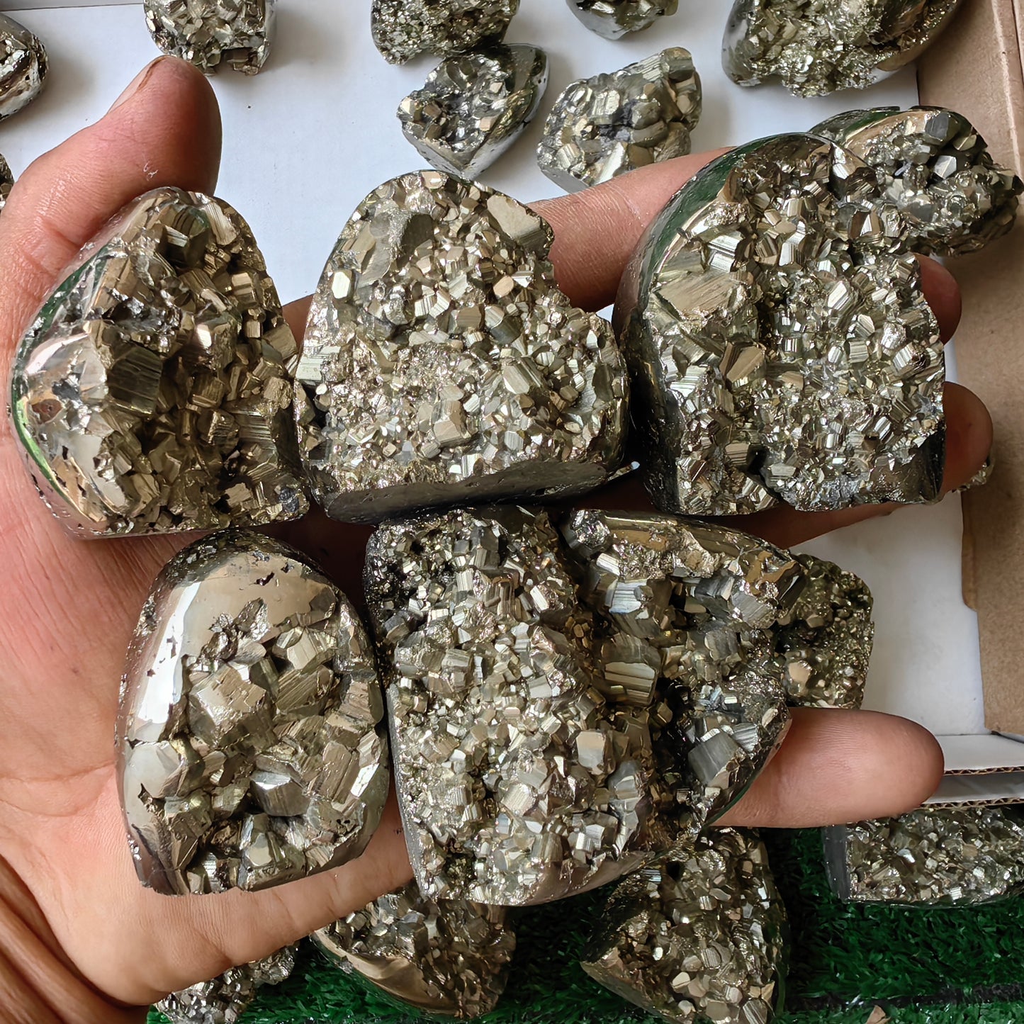27 pc free forms pyrite drusy