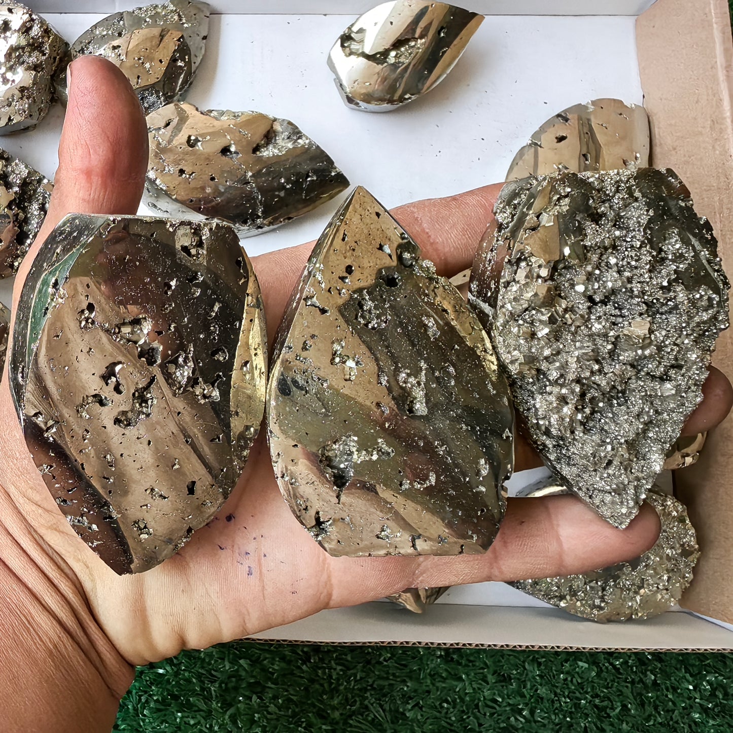 20 pc pyrite flames