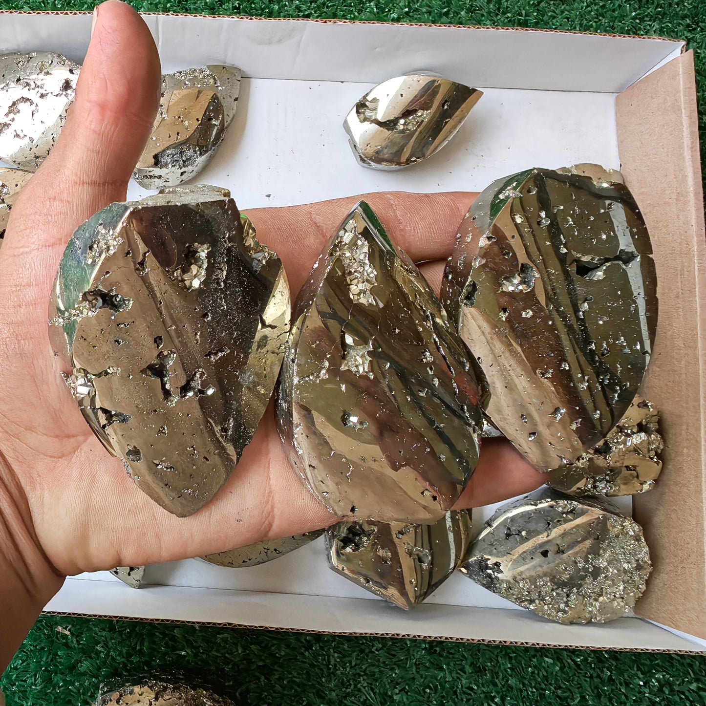 20 pc pyrite flames