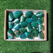 22  pc chrysocolla flames