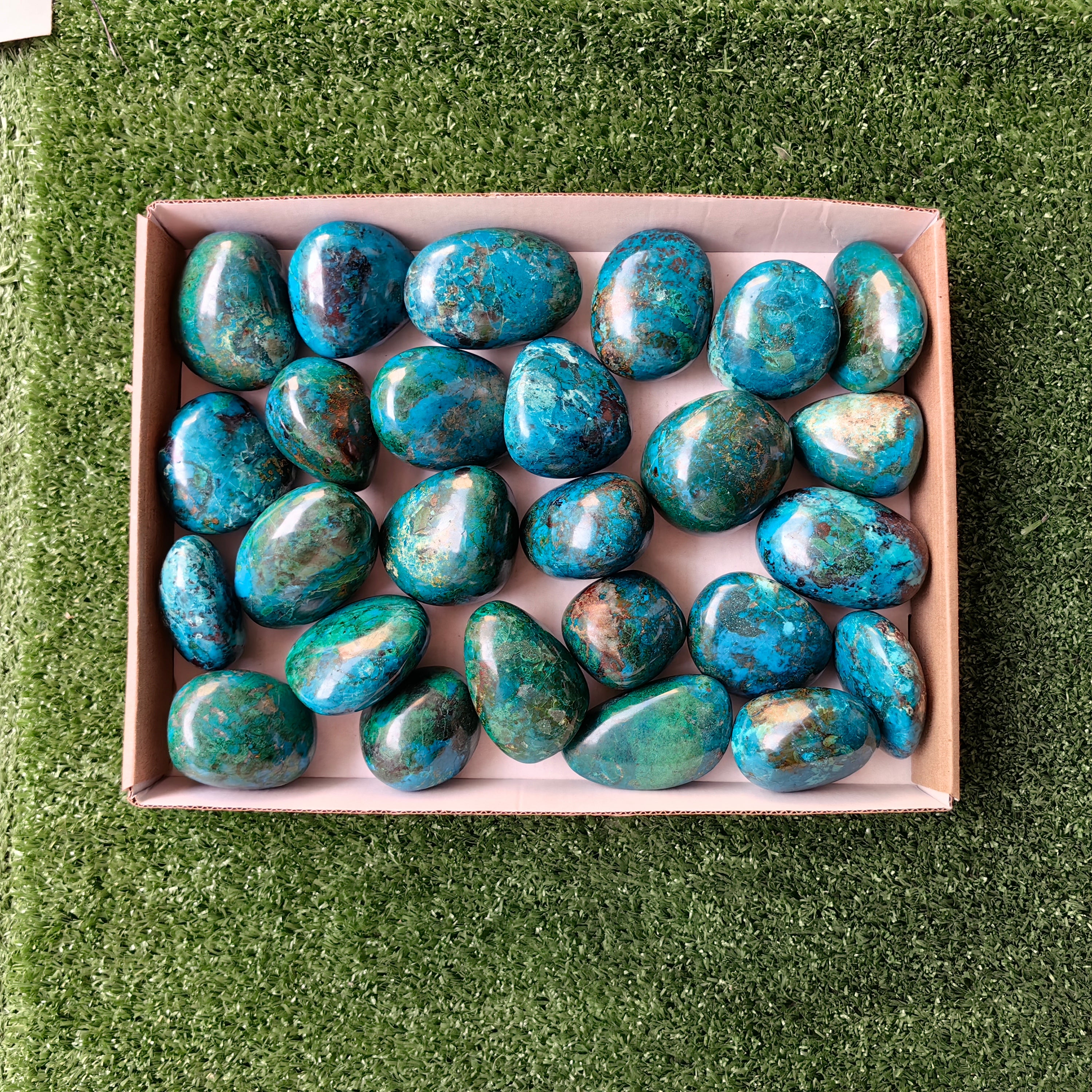 26 pc chrysocolla free forms