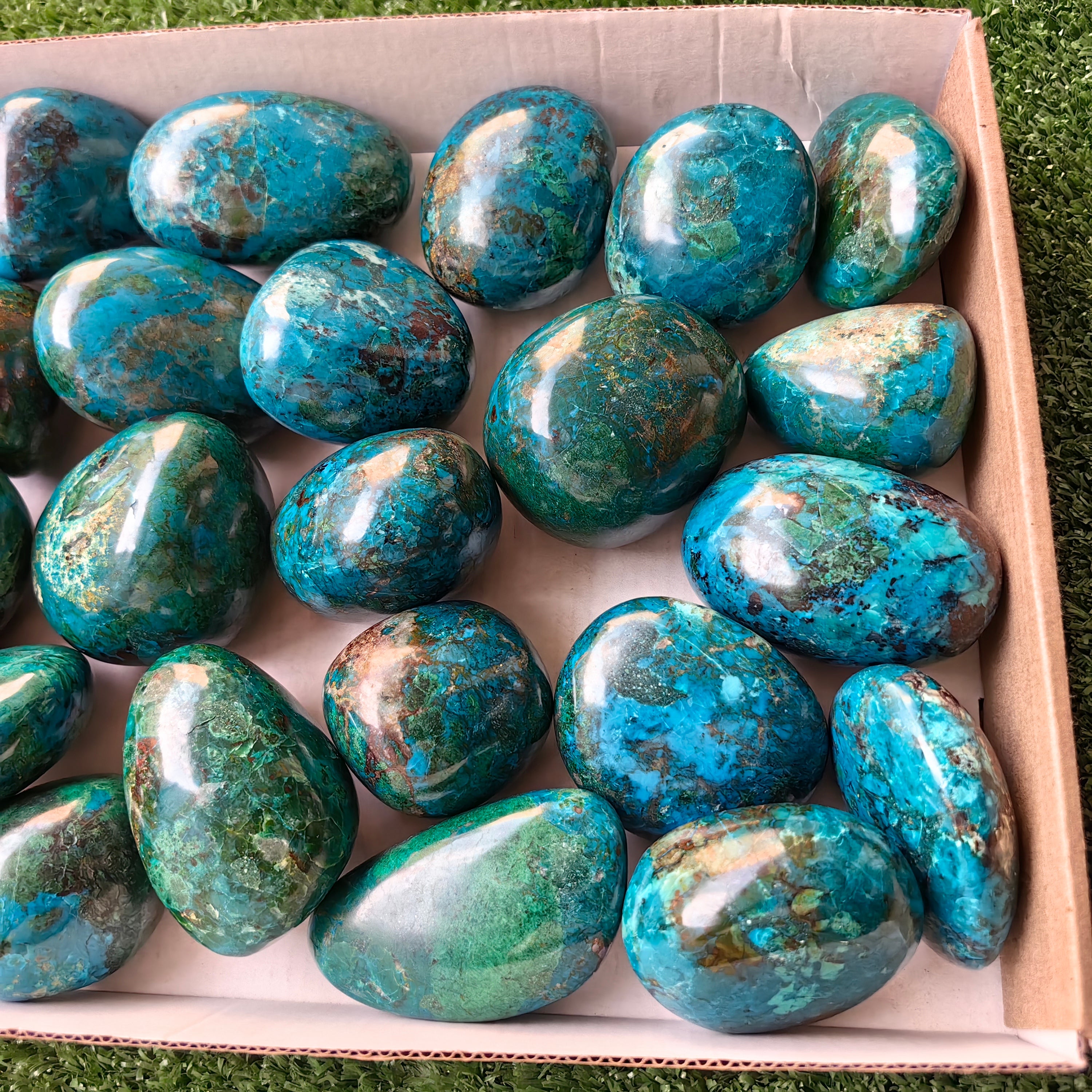 26 pc chrysocolla free forms