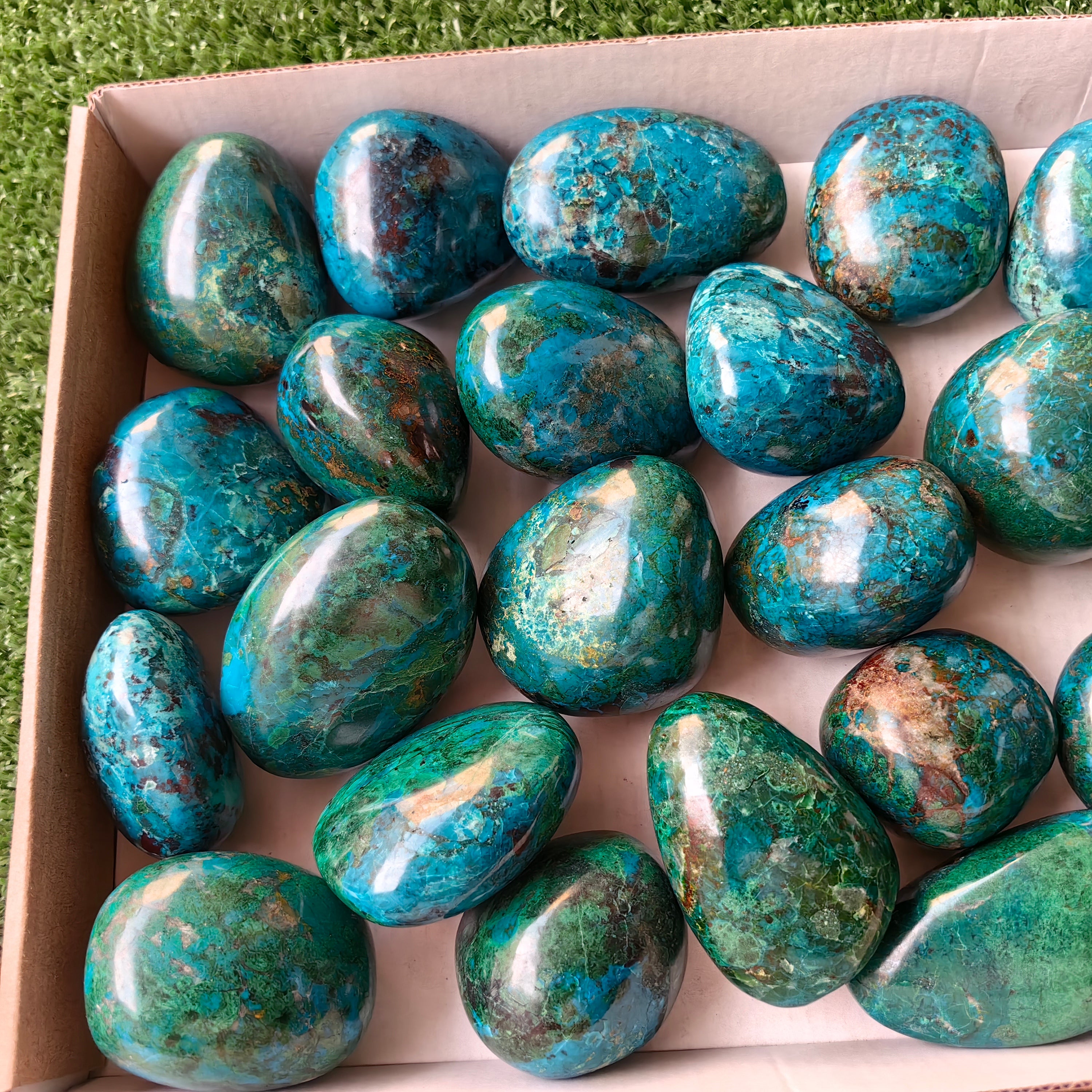 26 pc chrysocolla free forms