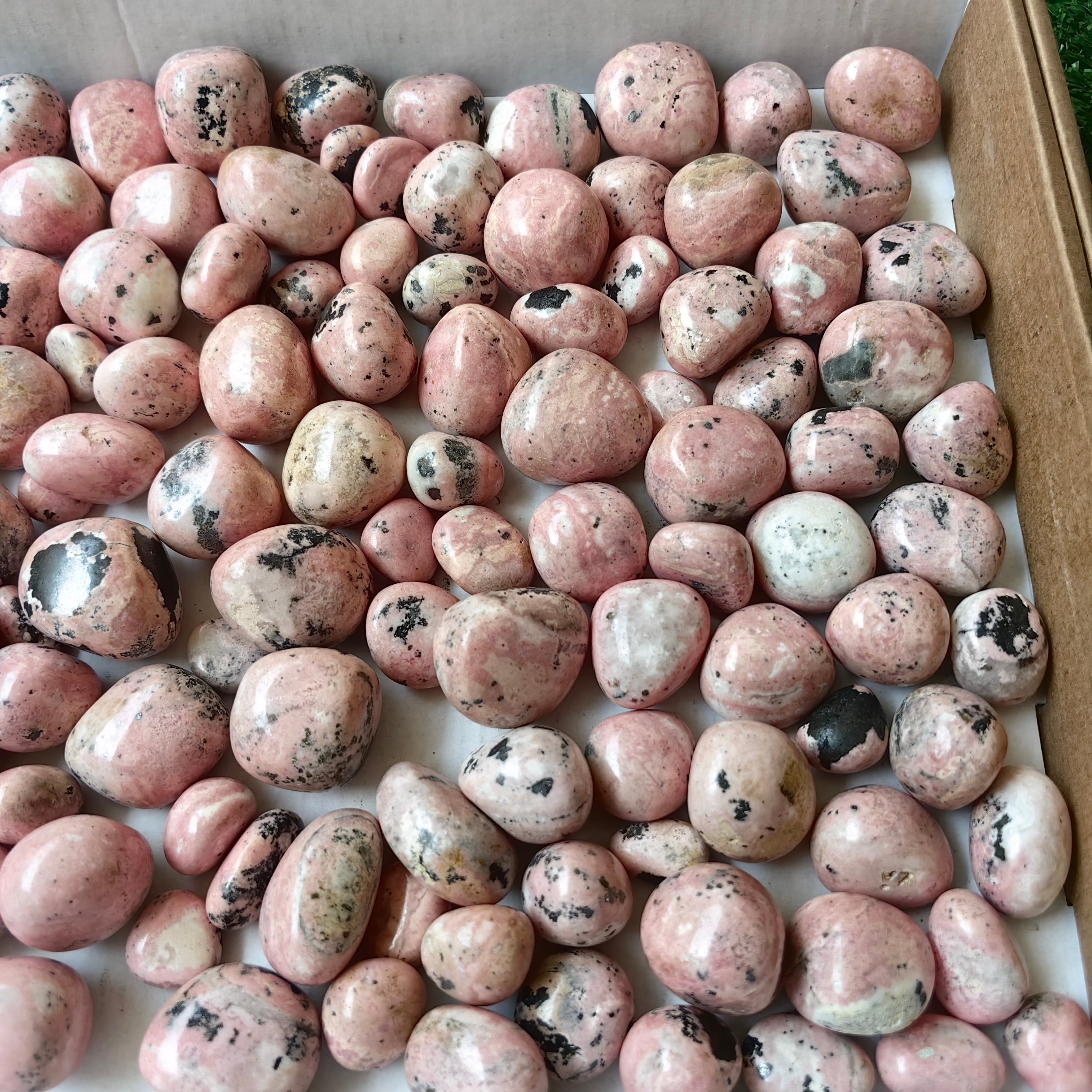 2 kg rhodonite tumbled