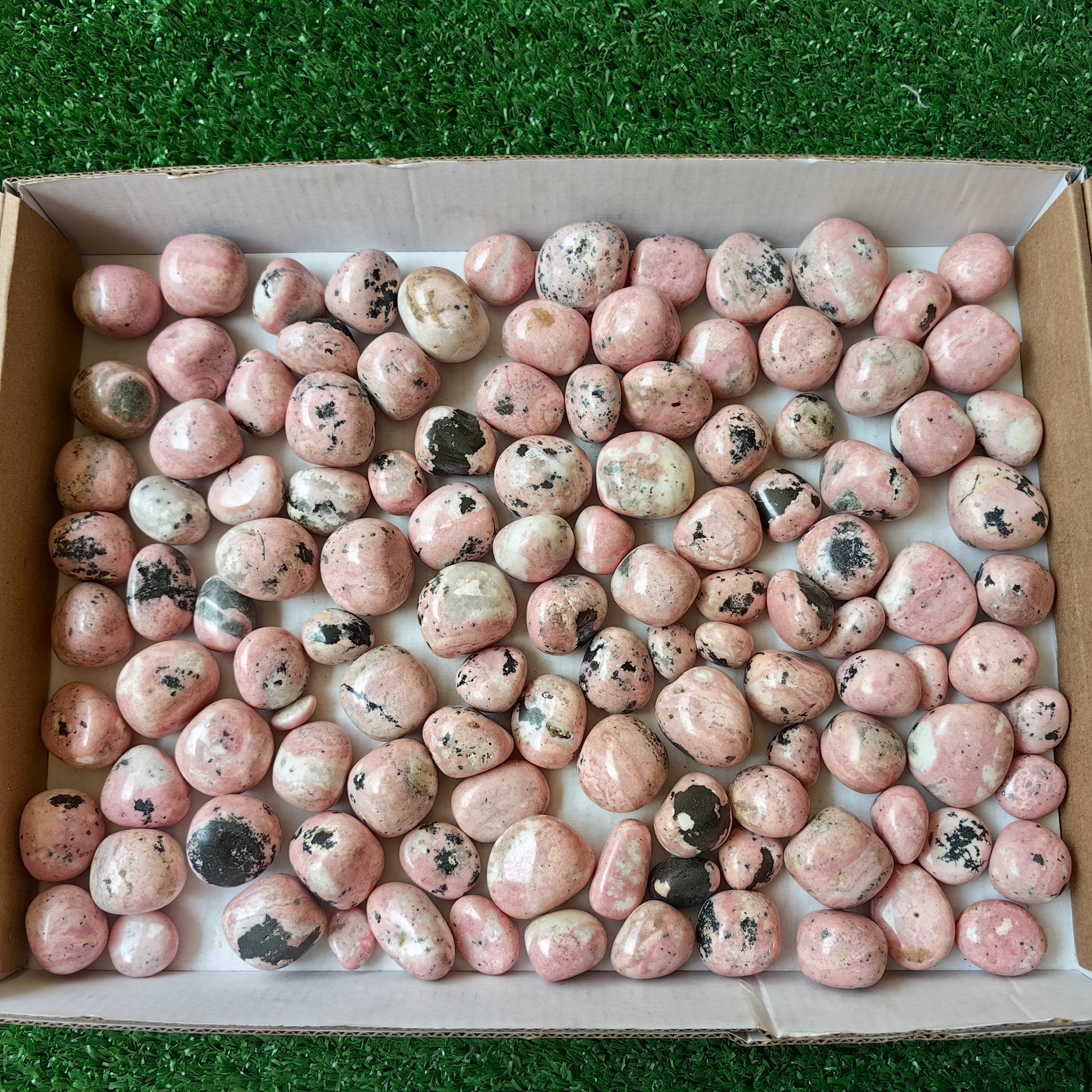 2 kg rhodonite tumbled