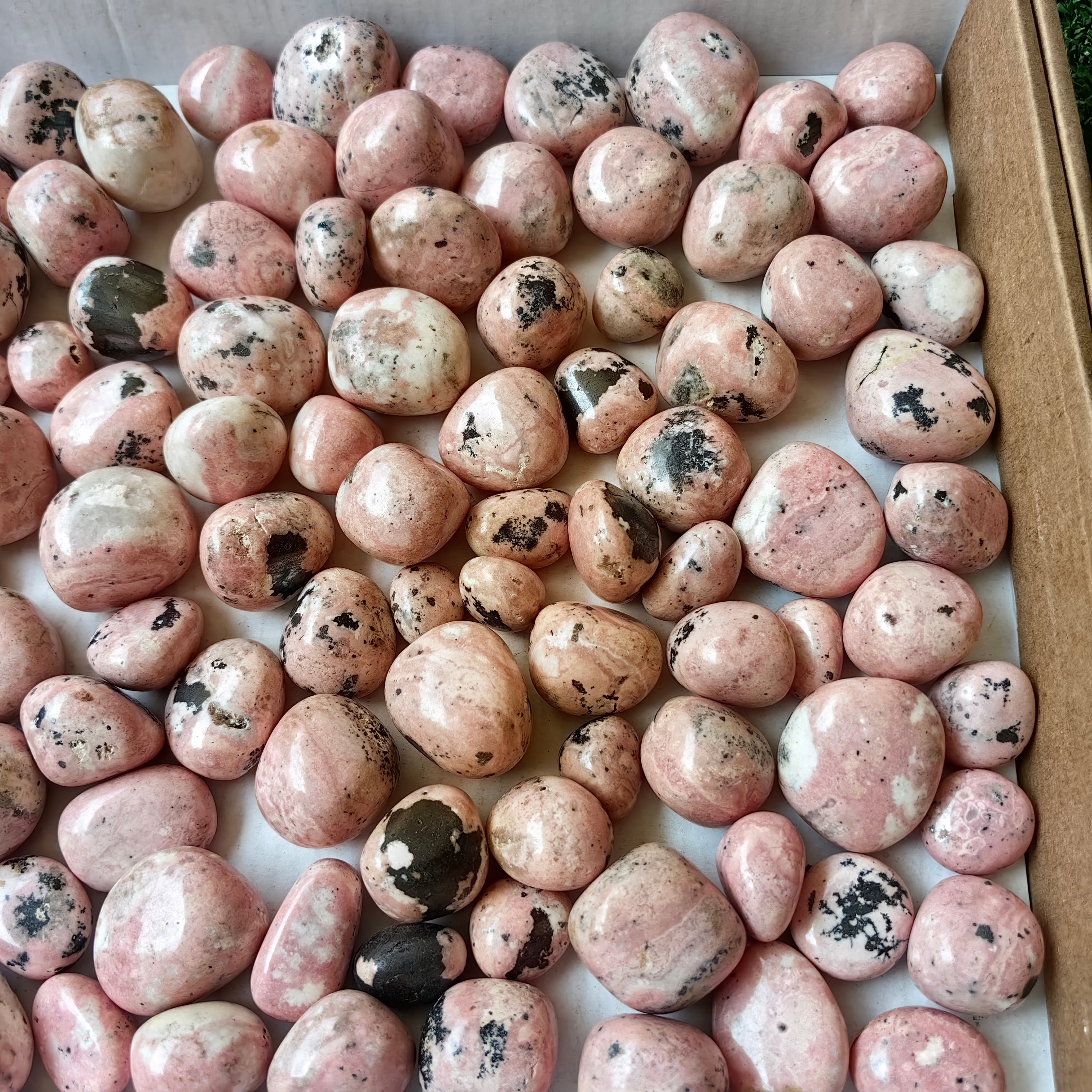 2 kg rhodonite tumbled
