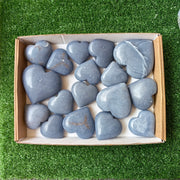 17 pc angelite hearts