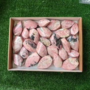 26 pc rhodonite flames