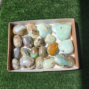 19 pc blue opal palms  & hearts