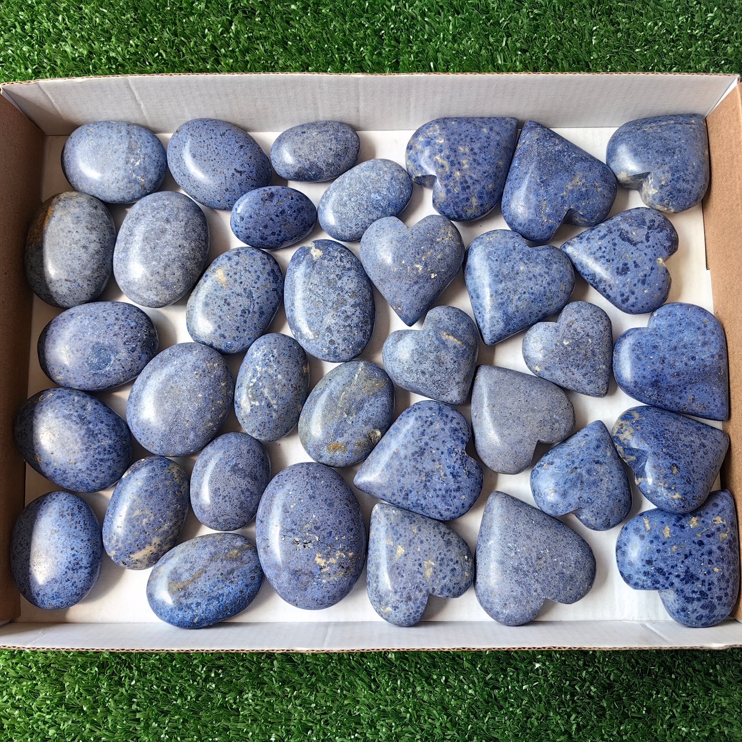 35 pc dumortorite palm & heart