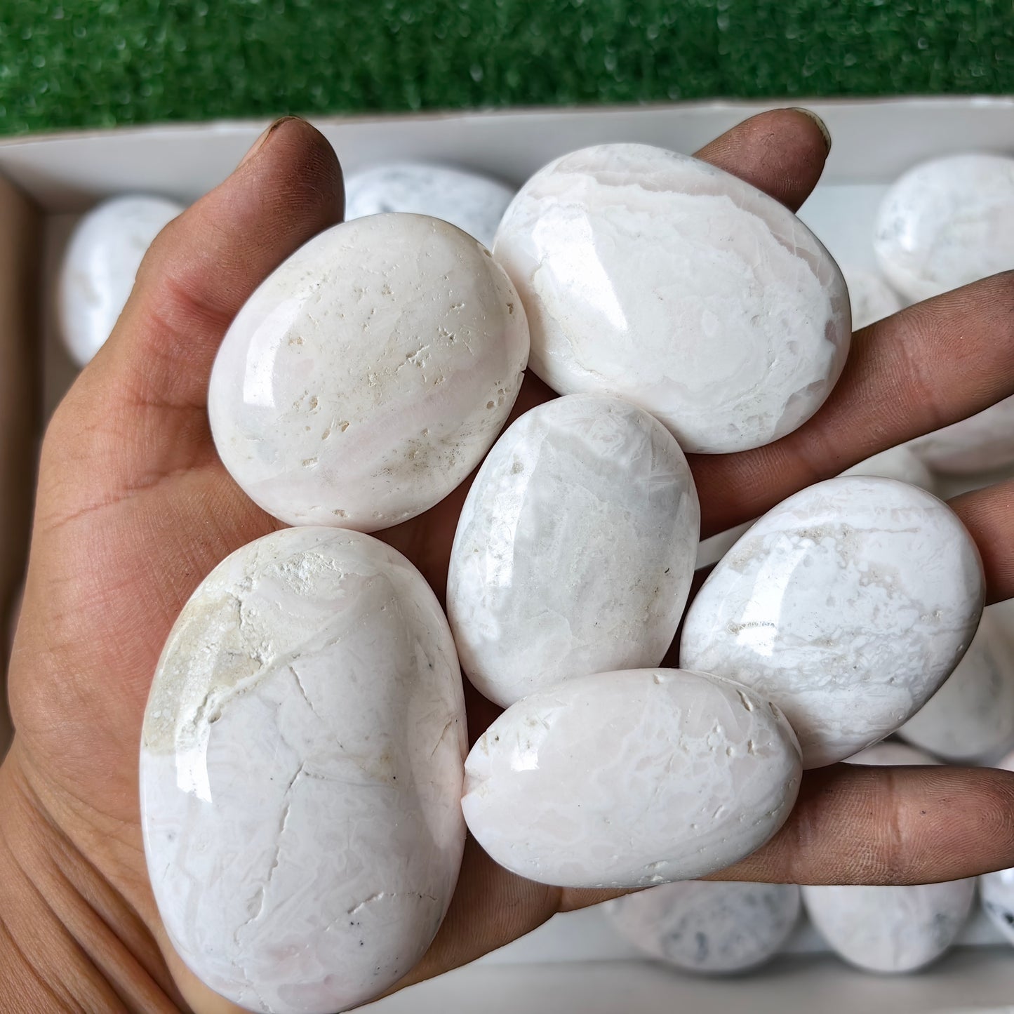 29 pc mangano calcite palms
