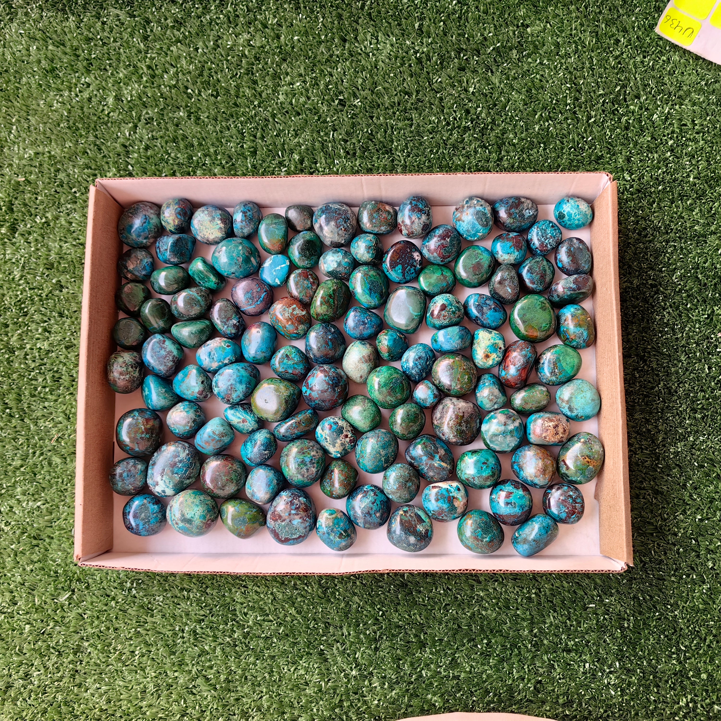 2 kg tumbled chrysocolla