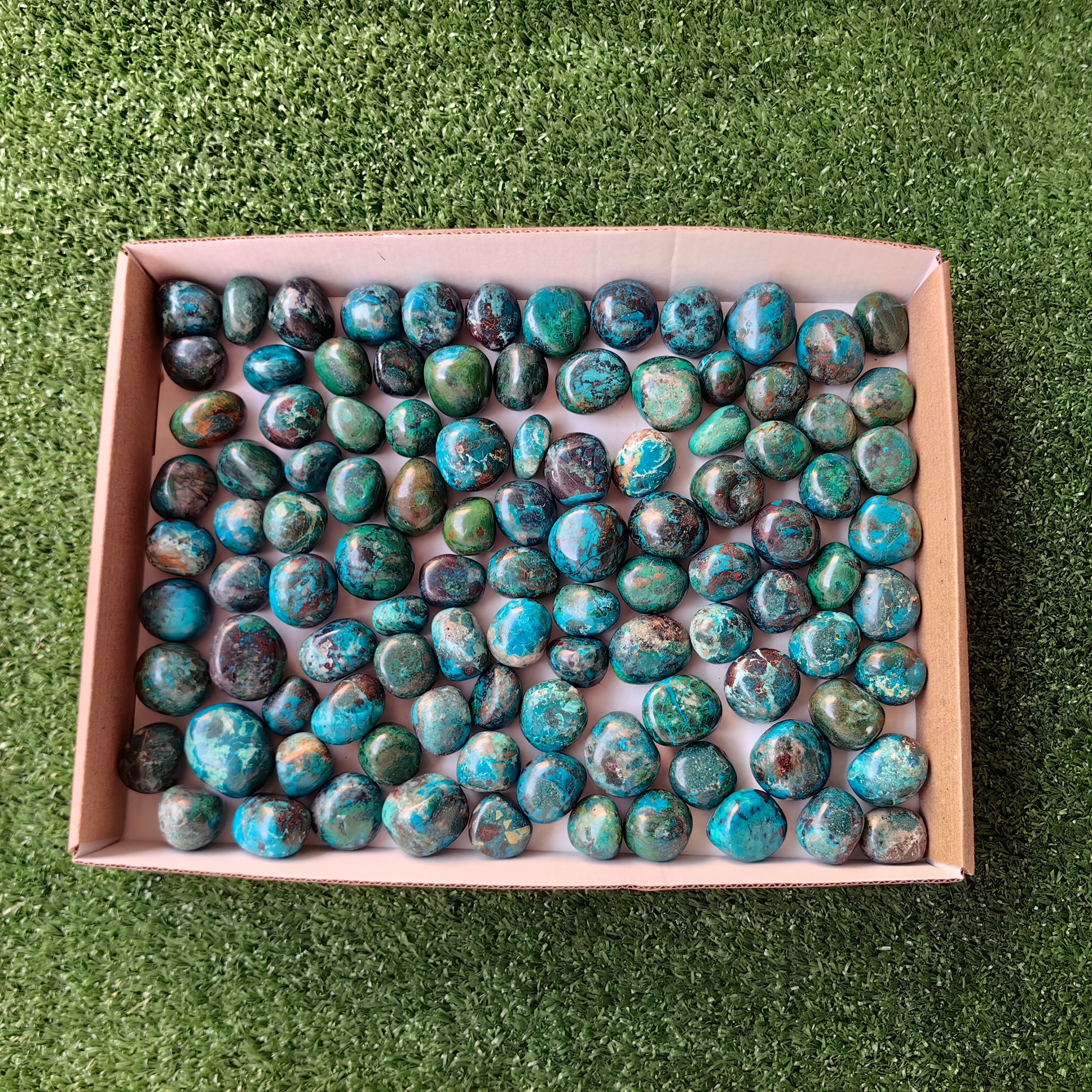 2 kg tumbled chrysocolla