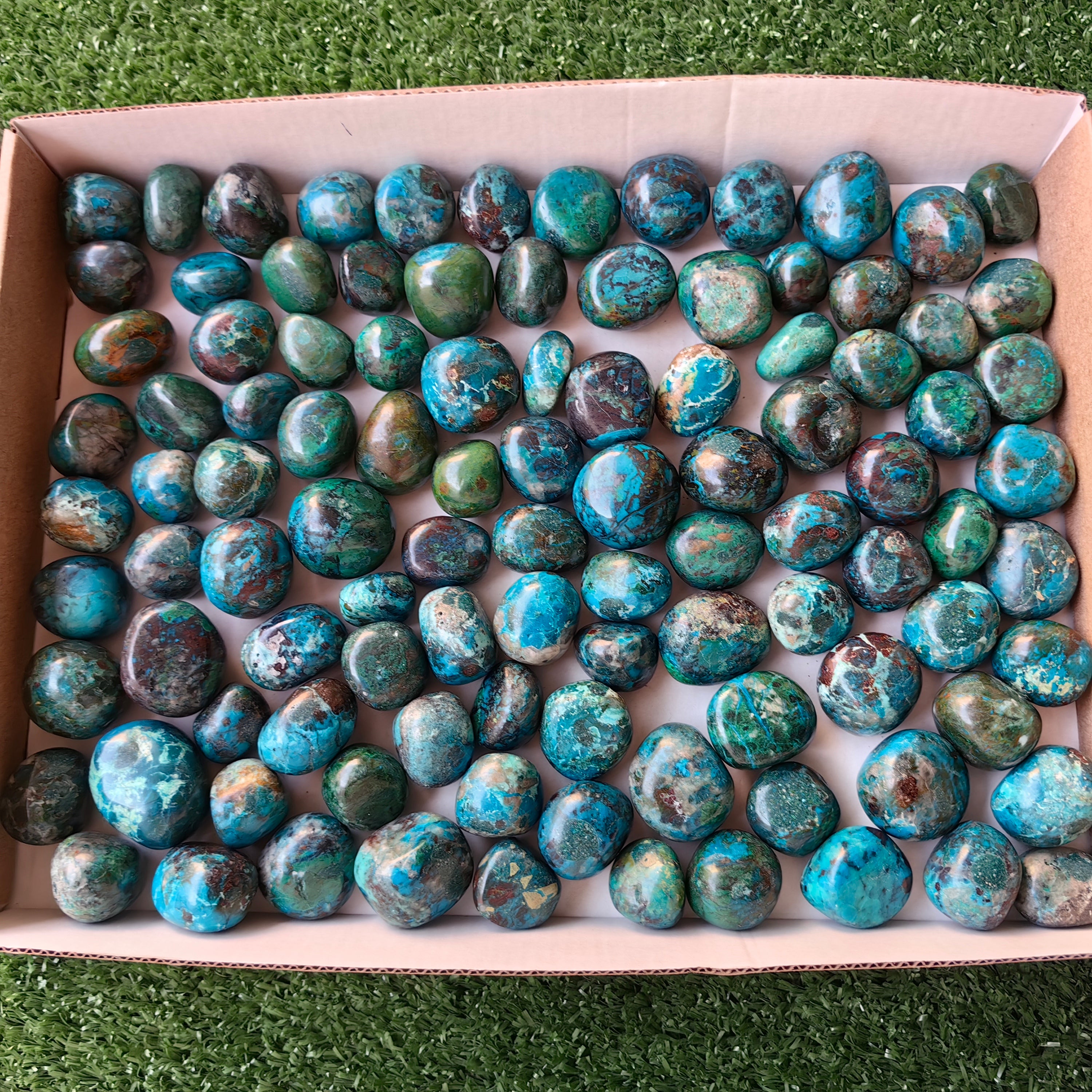 2 kg tumbled chrysocolla