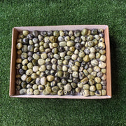 2 kg tumbled green serpentine