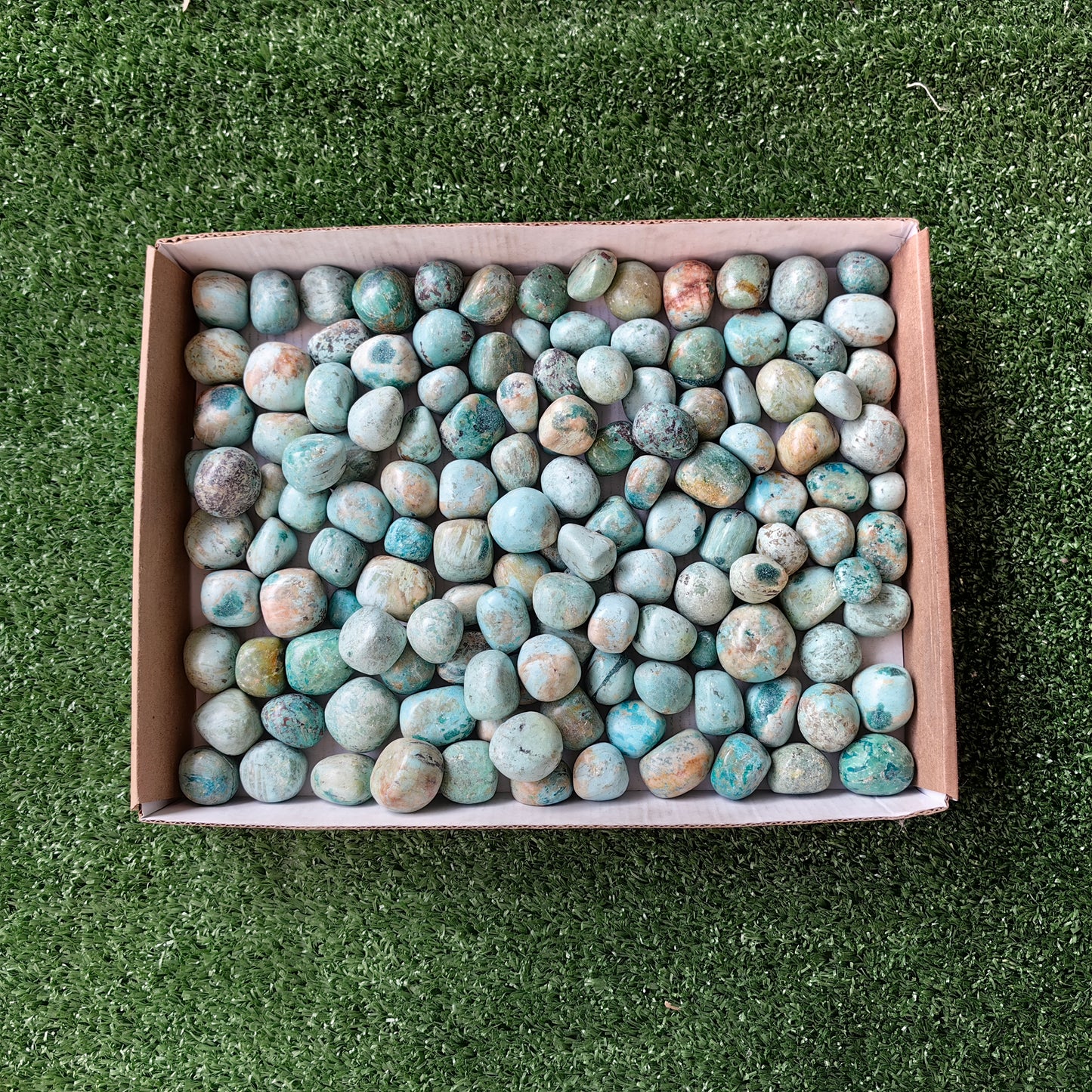 2 kg tumbled peruvian turquoise