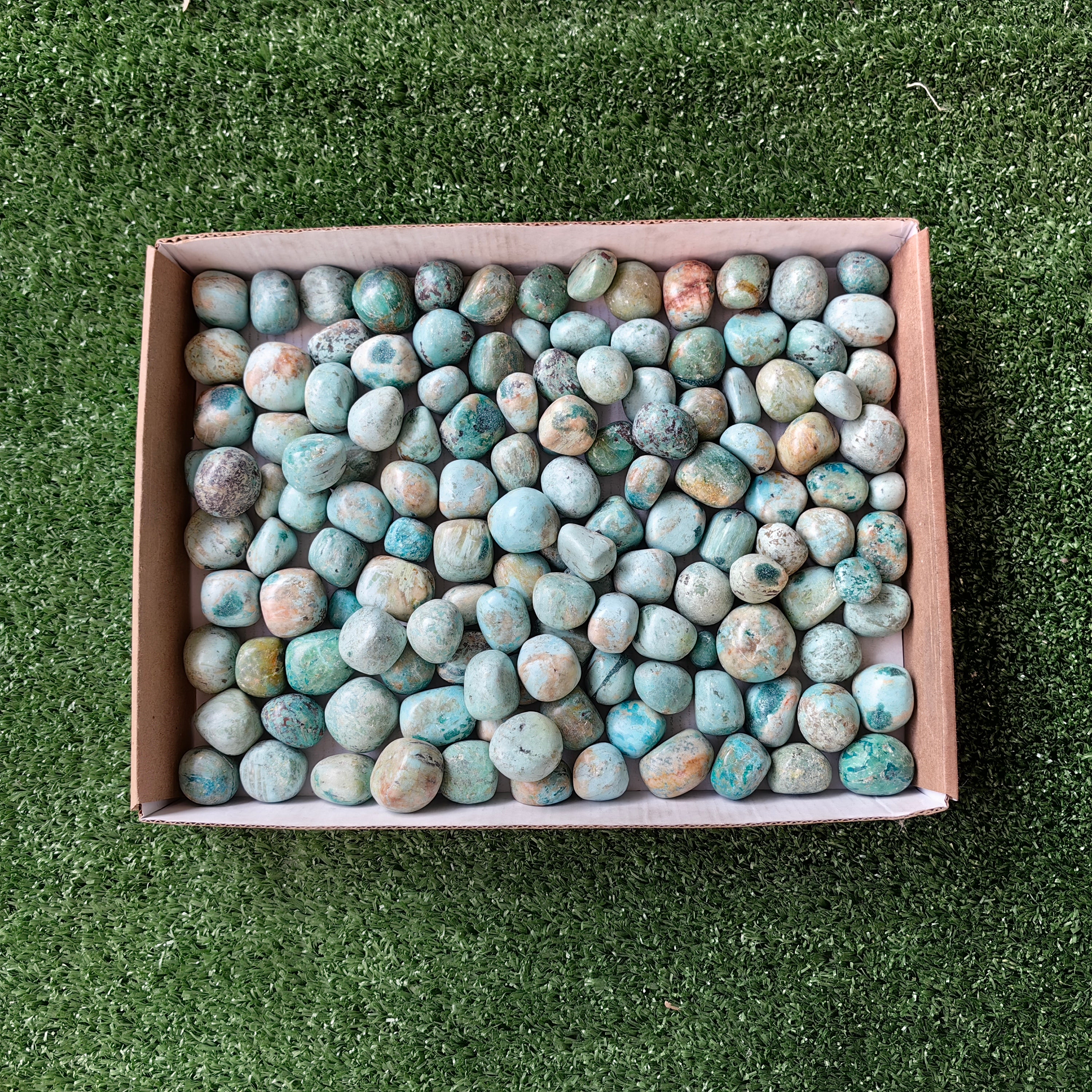 2 kg tumbled peruvian turquoise