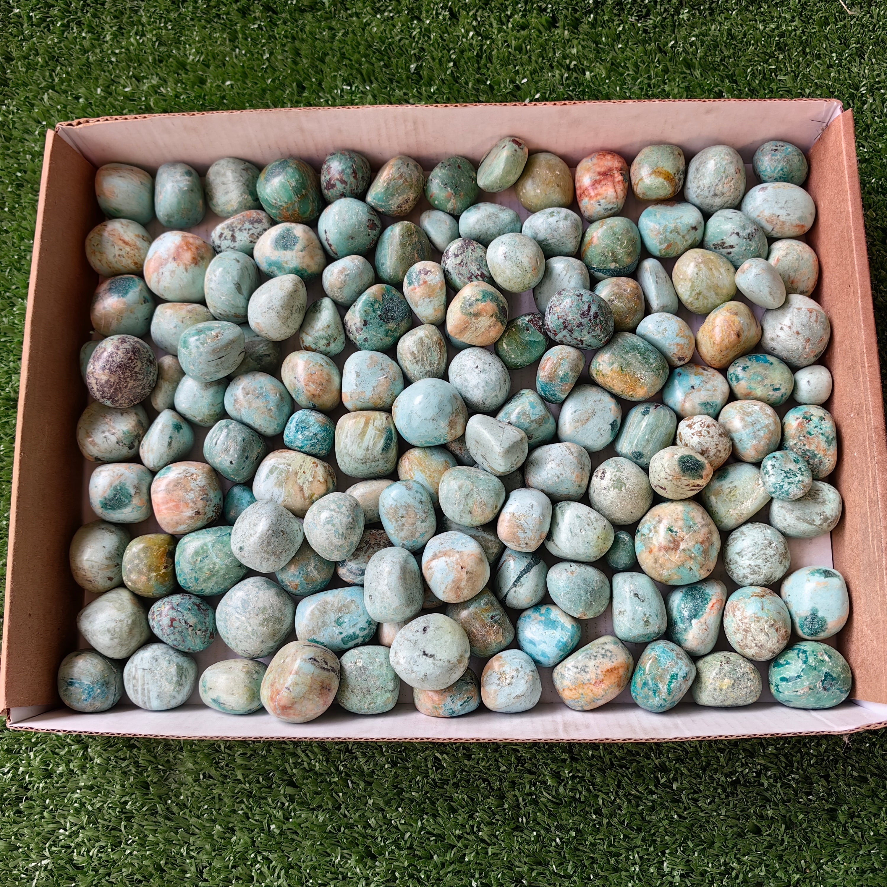2 kg tumbled peruvian turquoise