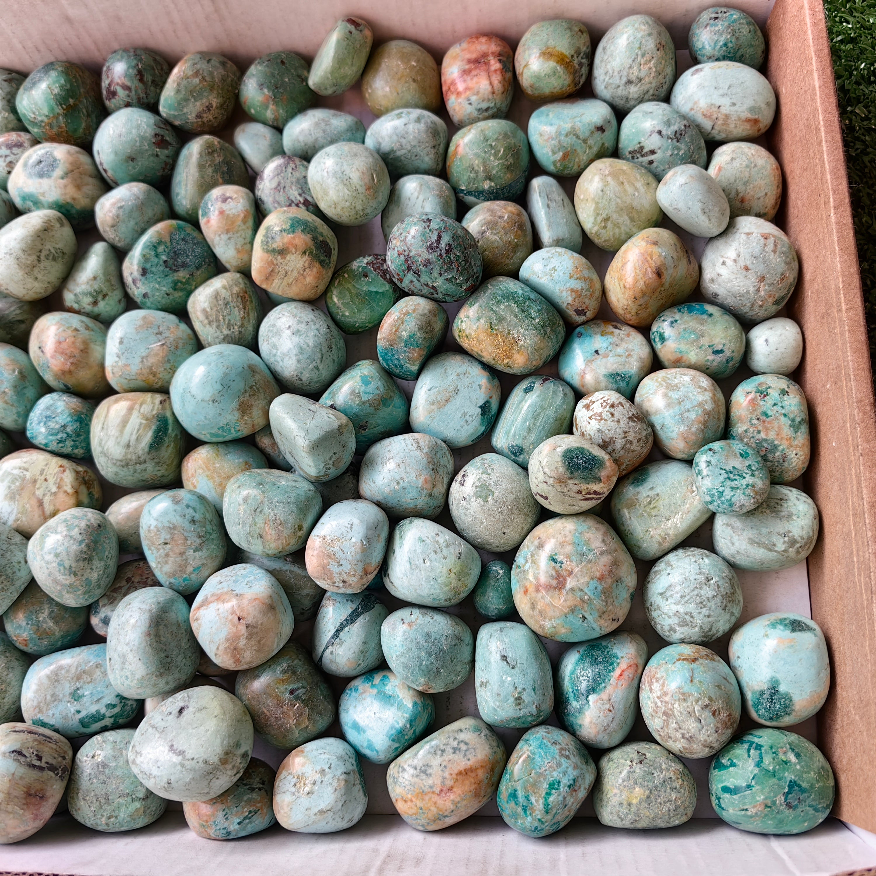 2 kg tumbled peruvian turquoise