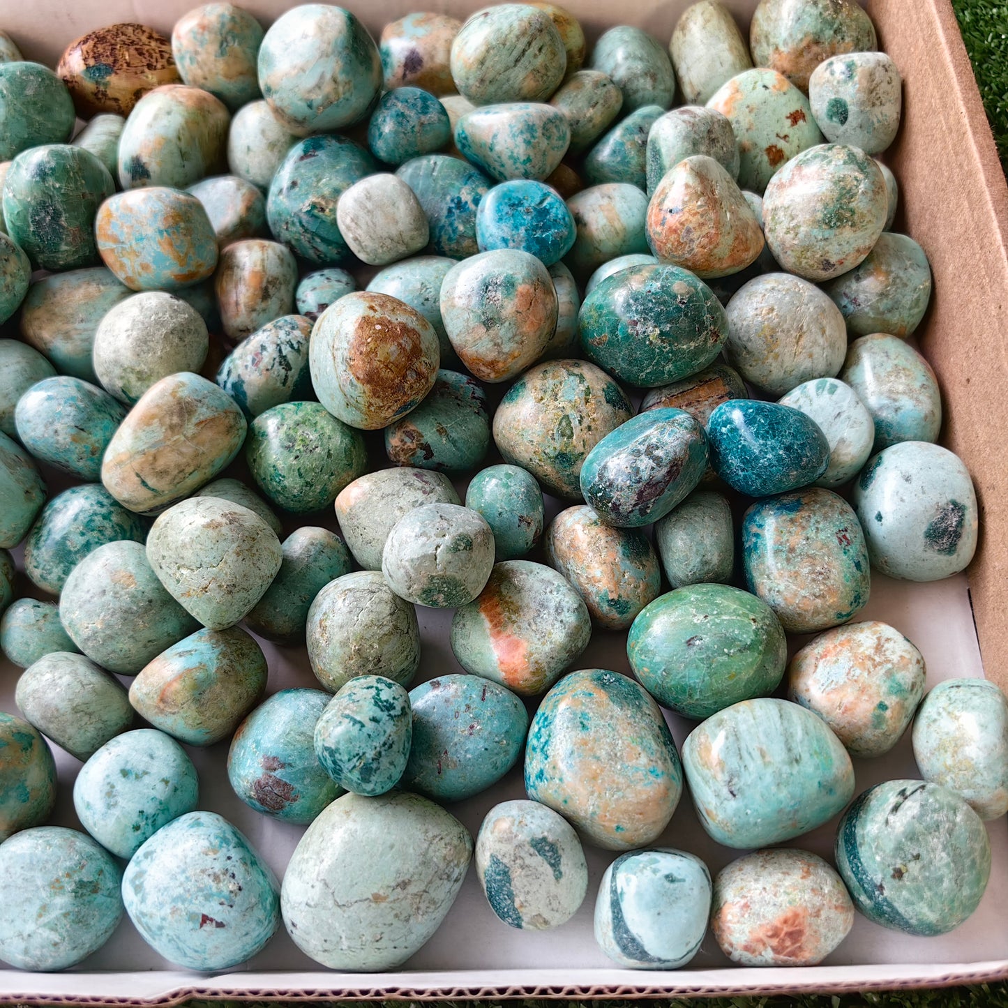 2 kg tumbled peruvian turquoise