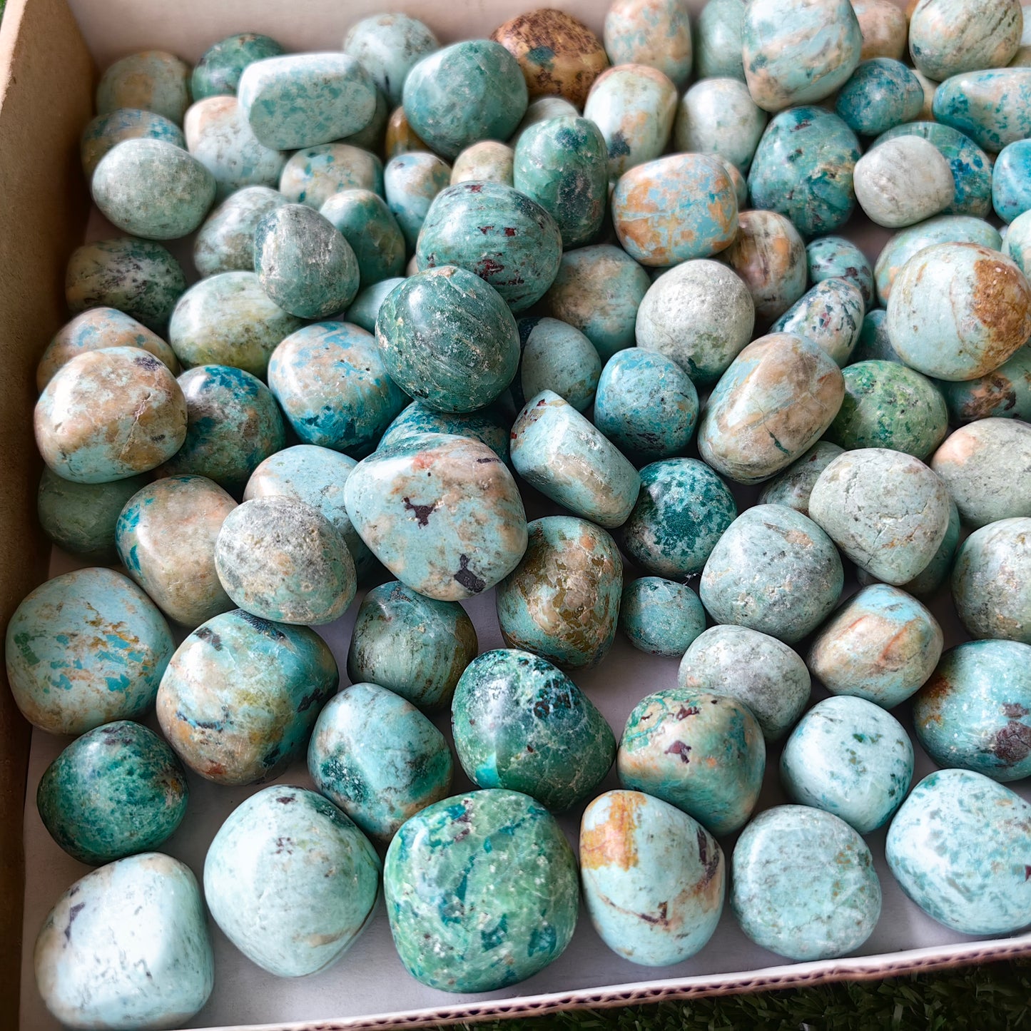 2 kg tumbled peruvian turquoise
