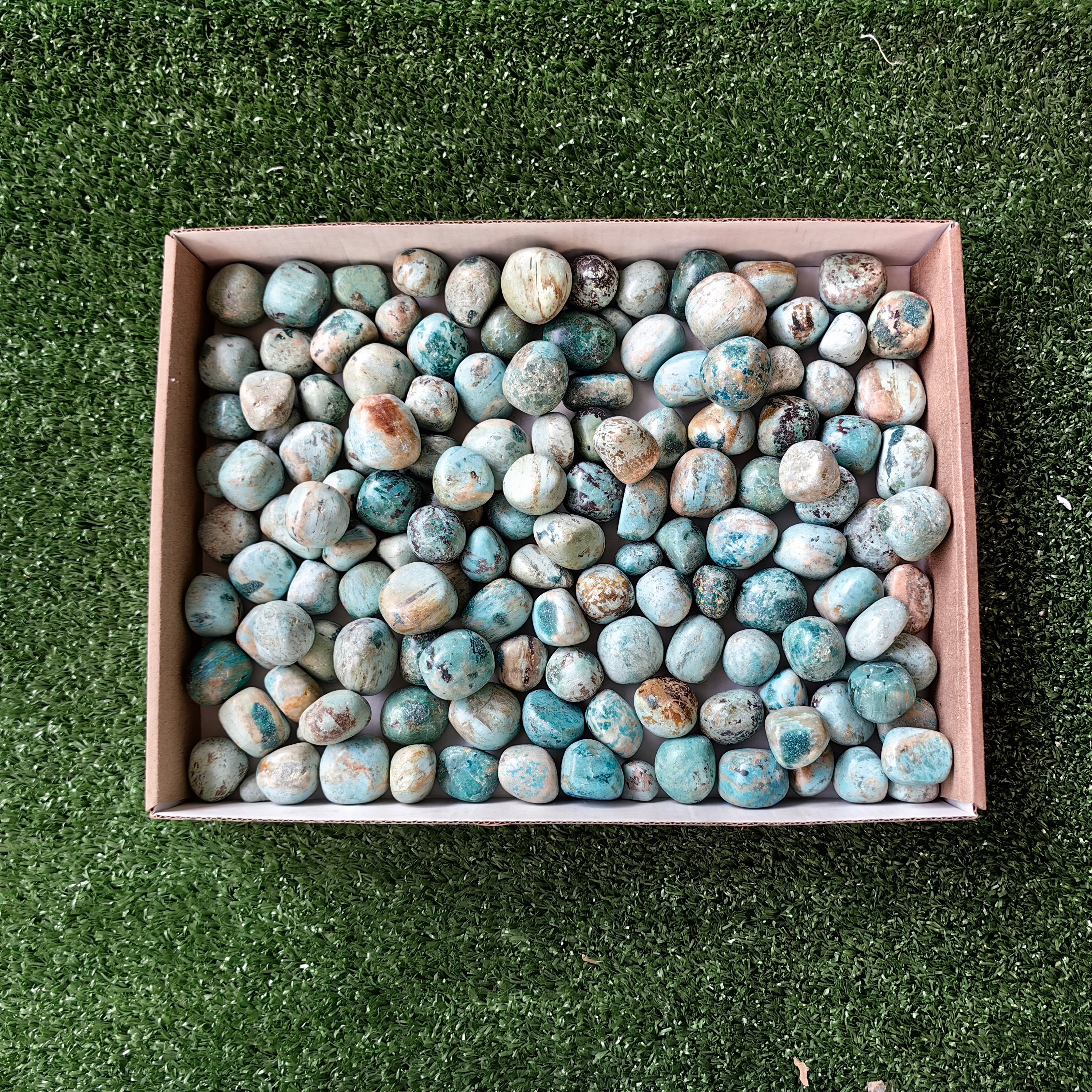 2 kg tumbled peruvian turquoise