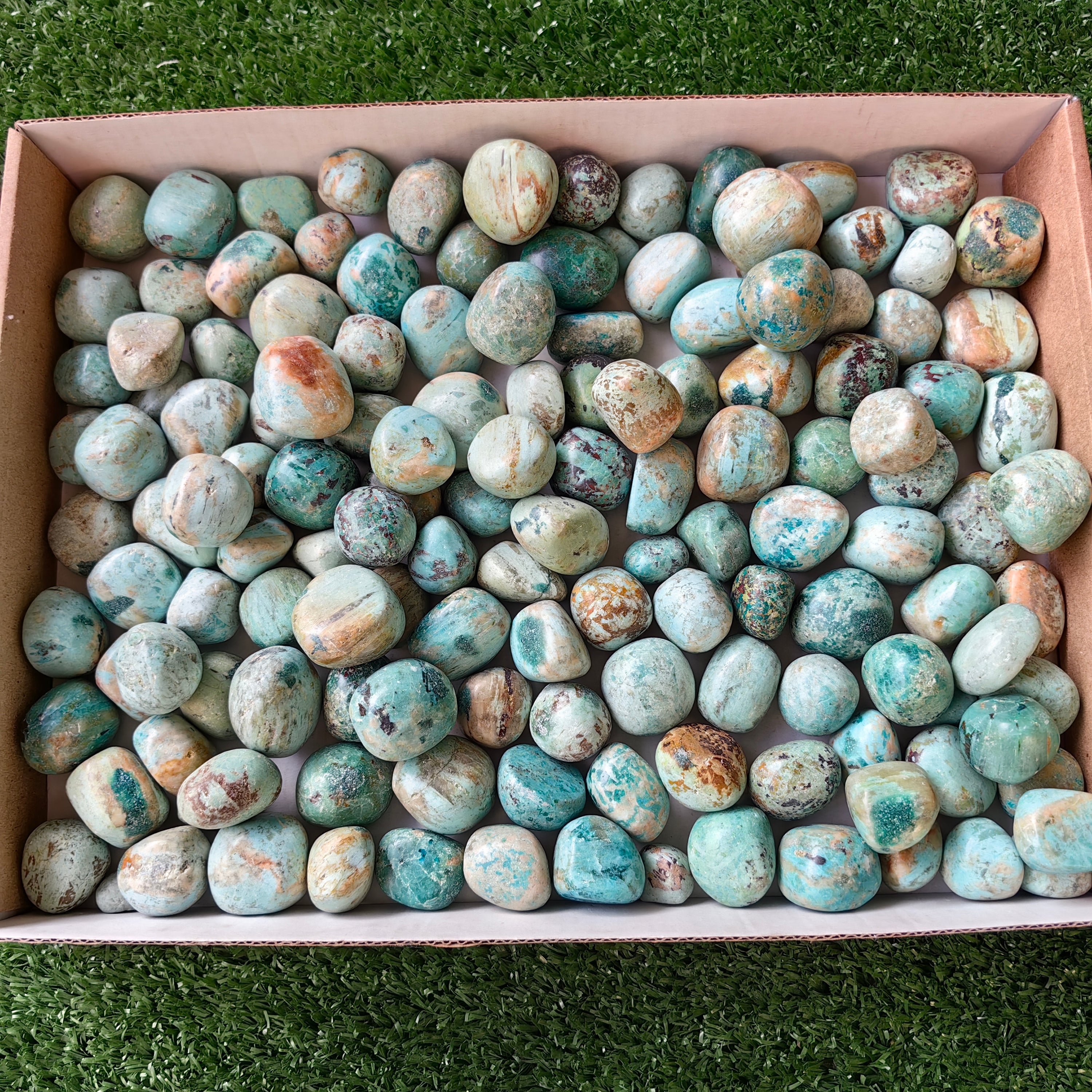 2 kg tumbled peruvian turquoise