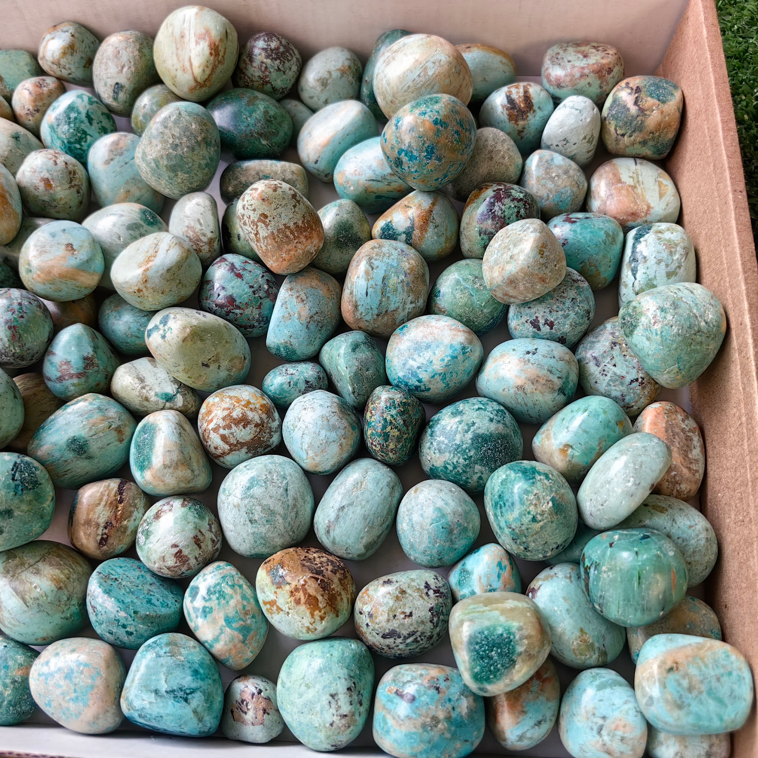2 kg tumbled peruvian turquoise