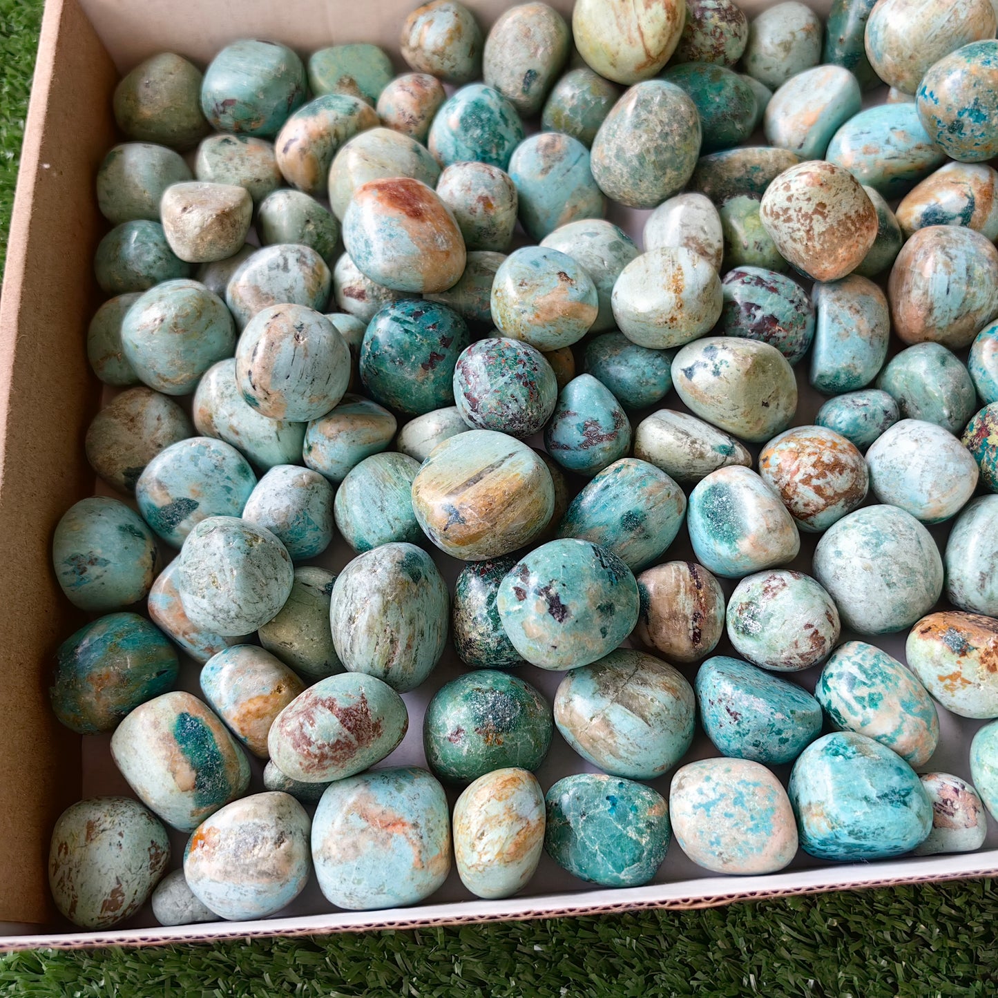 2 kg tumbled peruvian turquoise