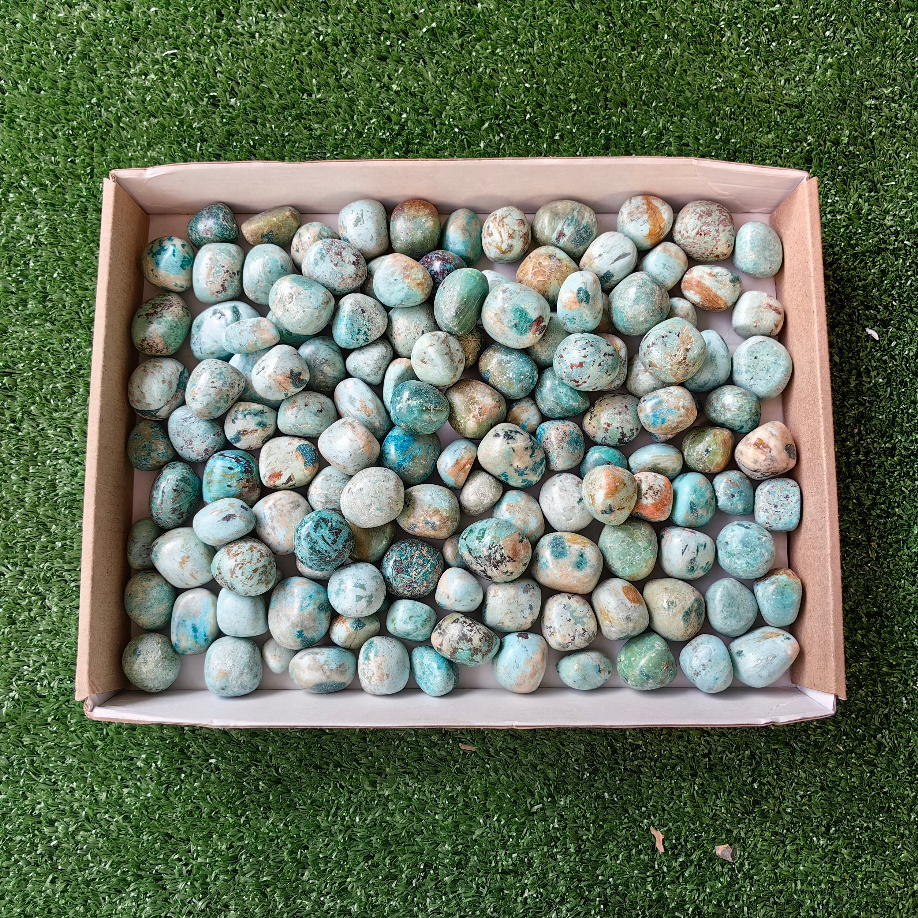 2 kg tumbled peruvian turquoise