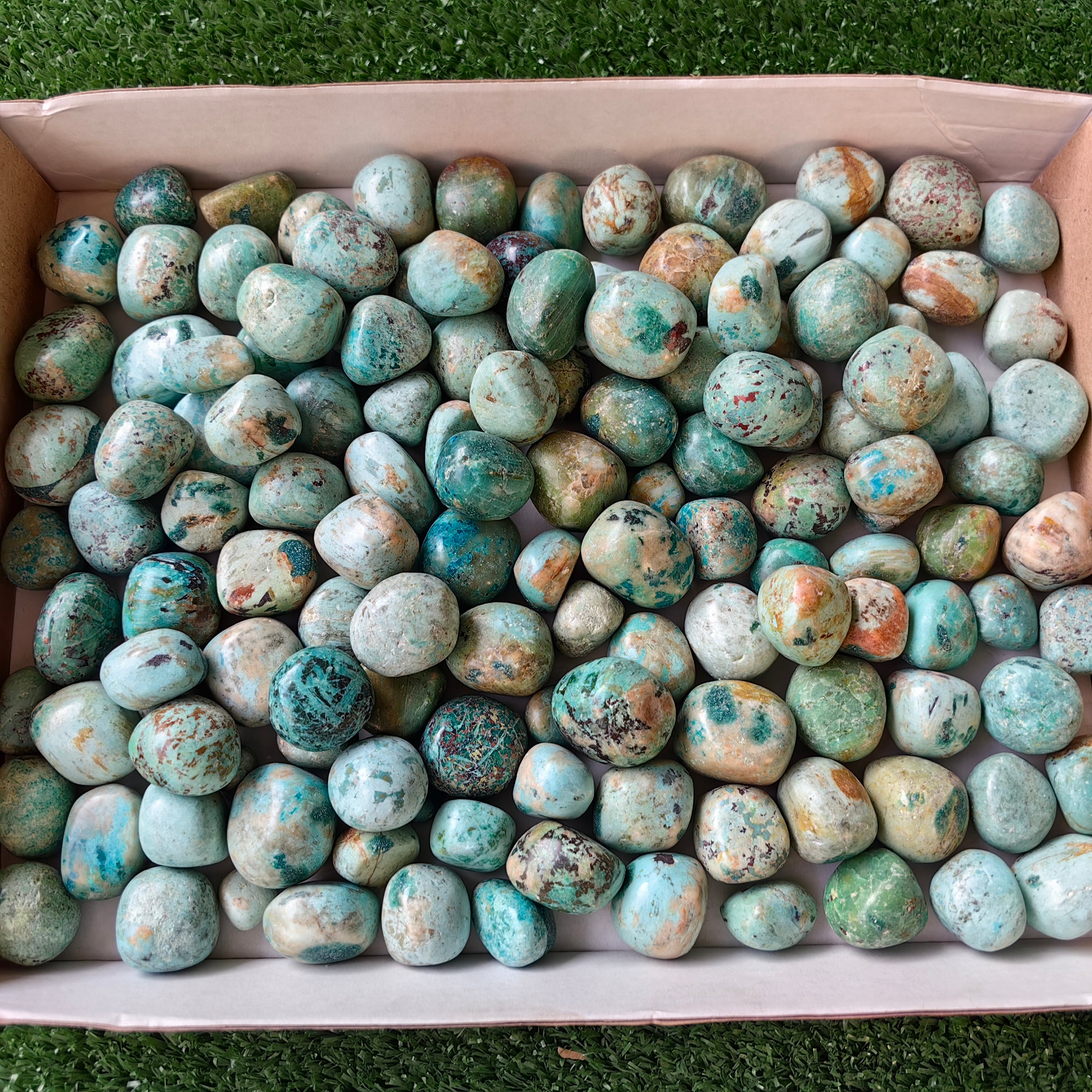 2 kg tumbled peruvian turquoise