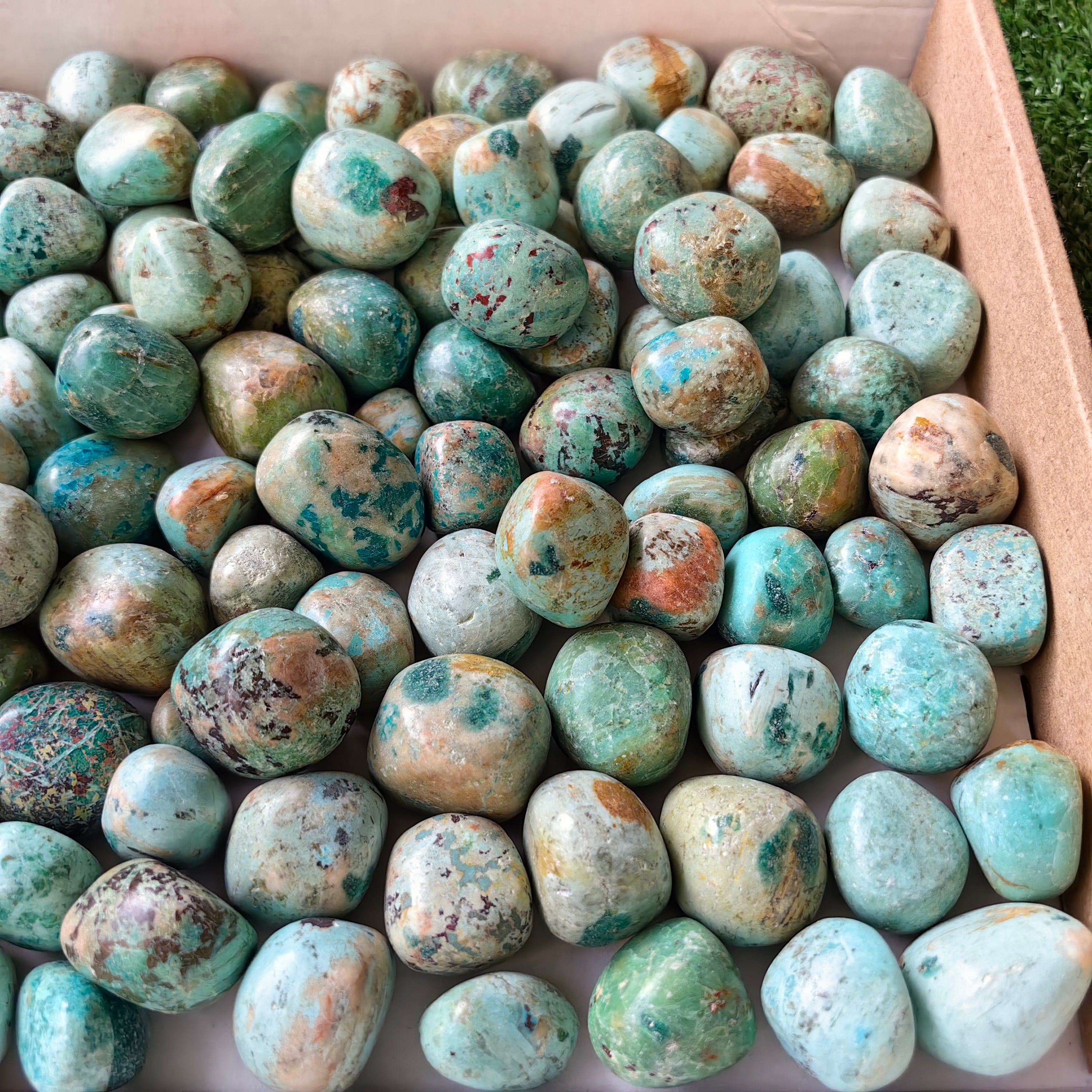 2 kg tumbled peruvian turquoise