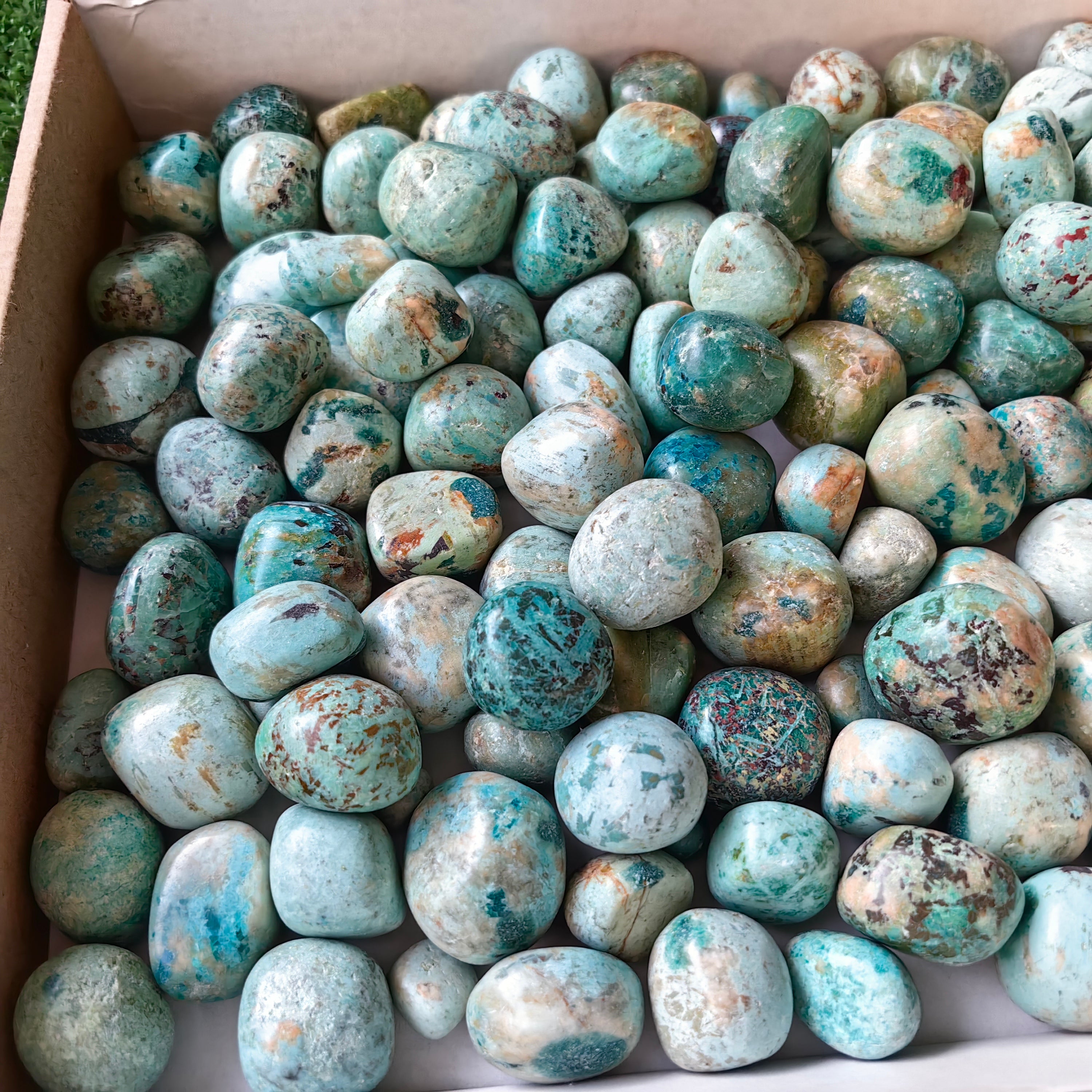 2 kg tumbled peruvian turquoise