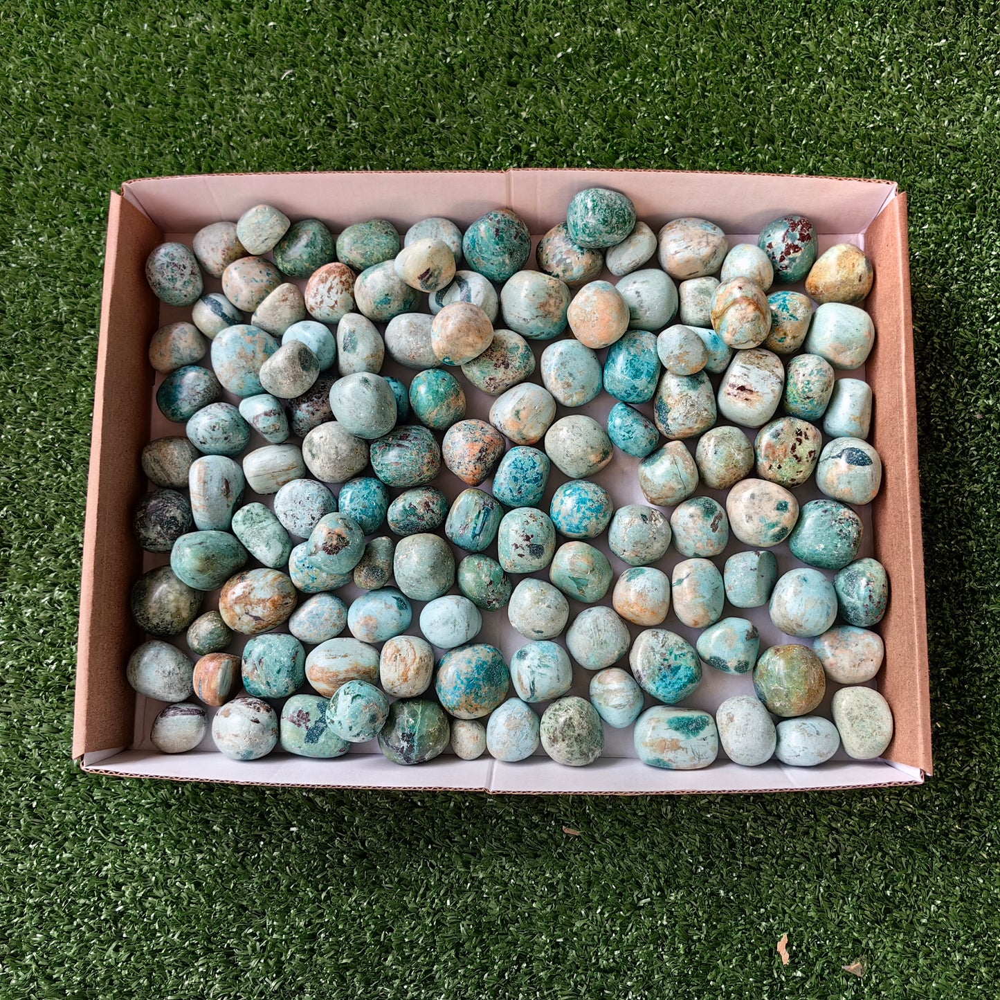 2 kg tumbled peruvian turquoise