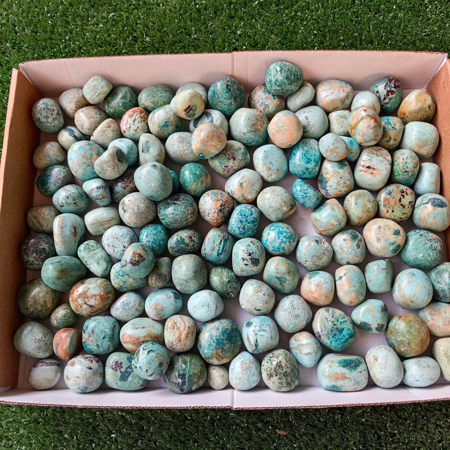 2 kg tumbled peruvian turquoise