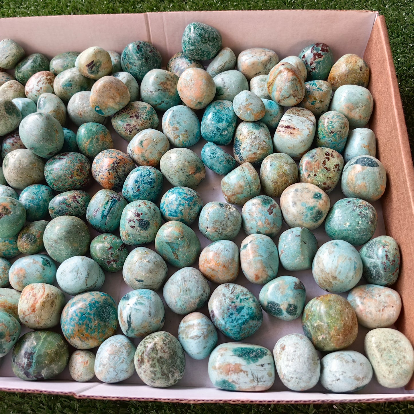 2 kg tumbled peruvian turquoise