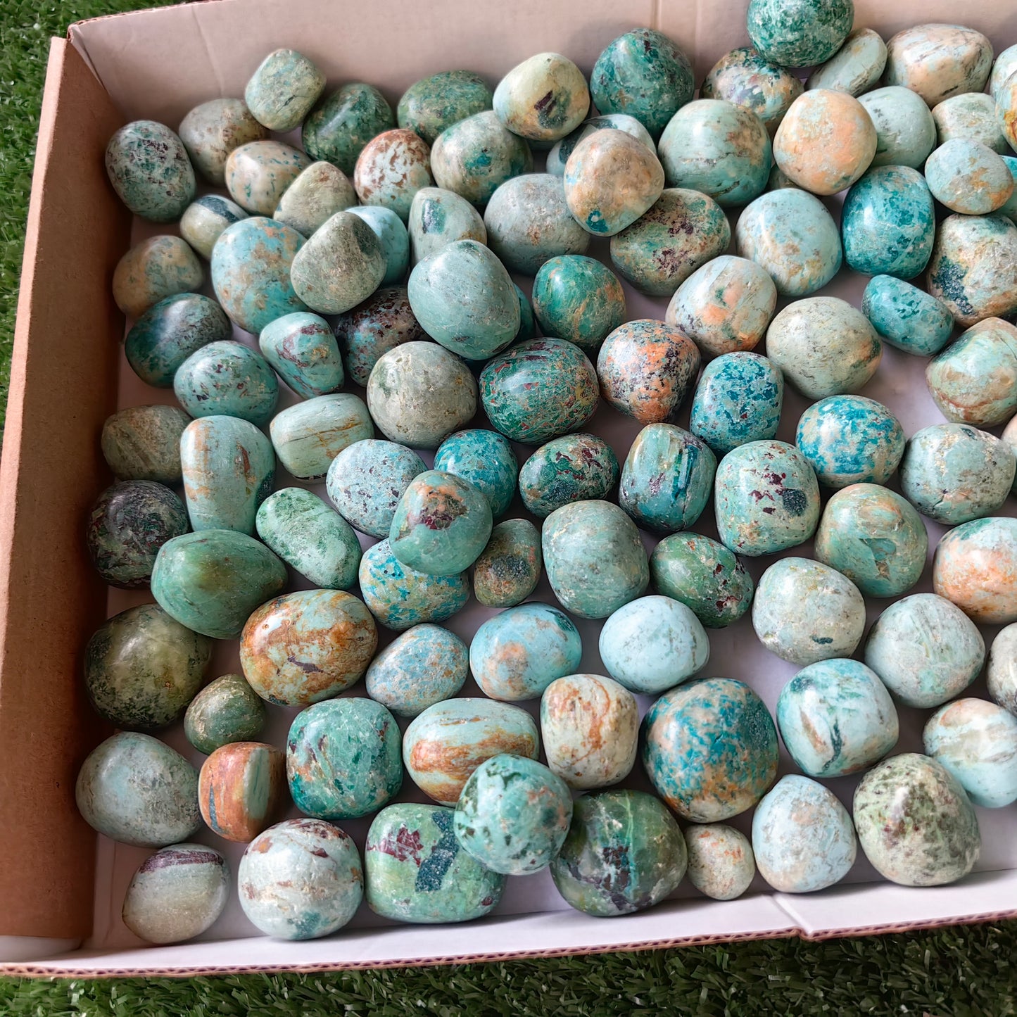 2 kg tumbled peruvian turquoise