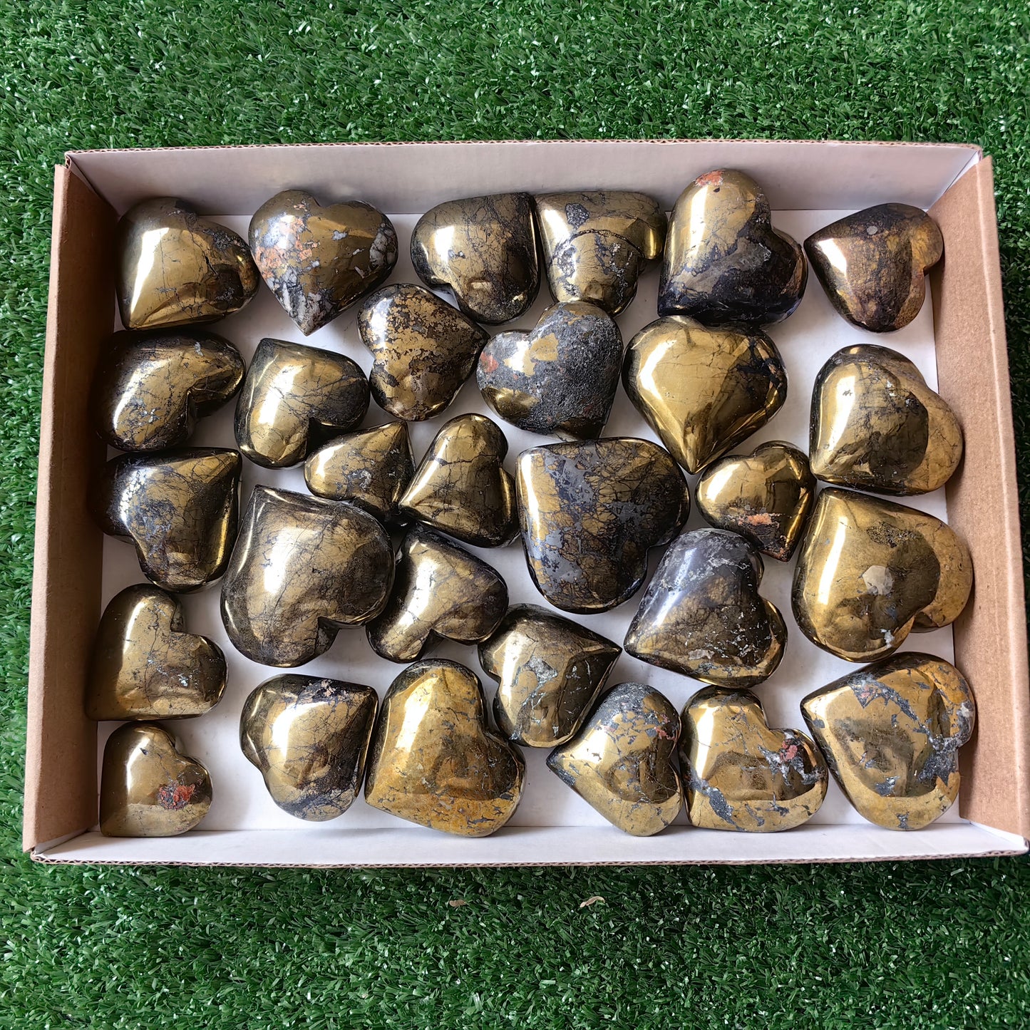 29 pc chalcopyrite with covellite hearts