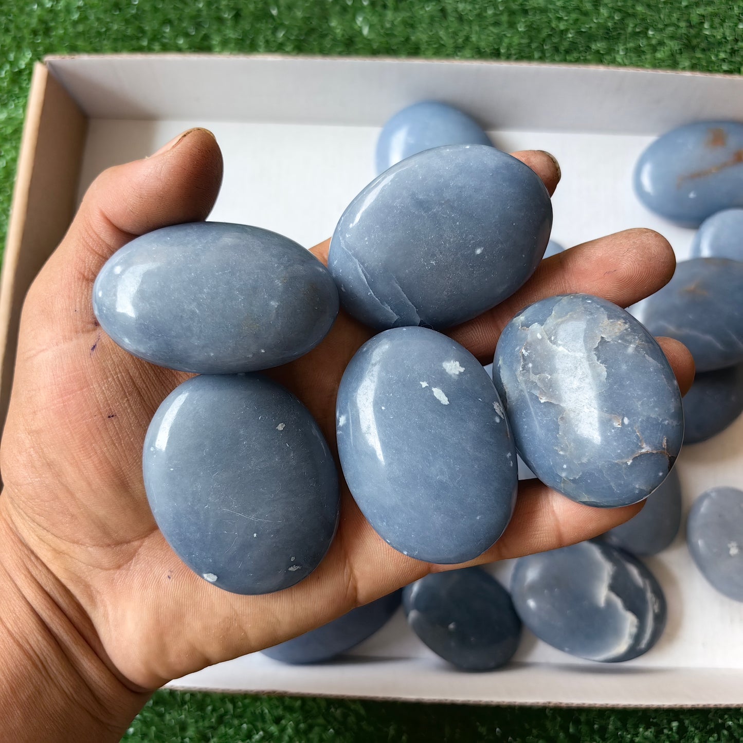 29 pc blue angelite palms