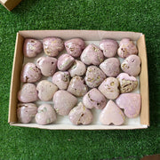 26 pc phosphosiderite drusy hearts