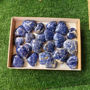 22 pc blue sodalite hearts