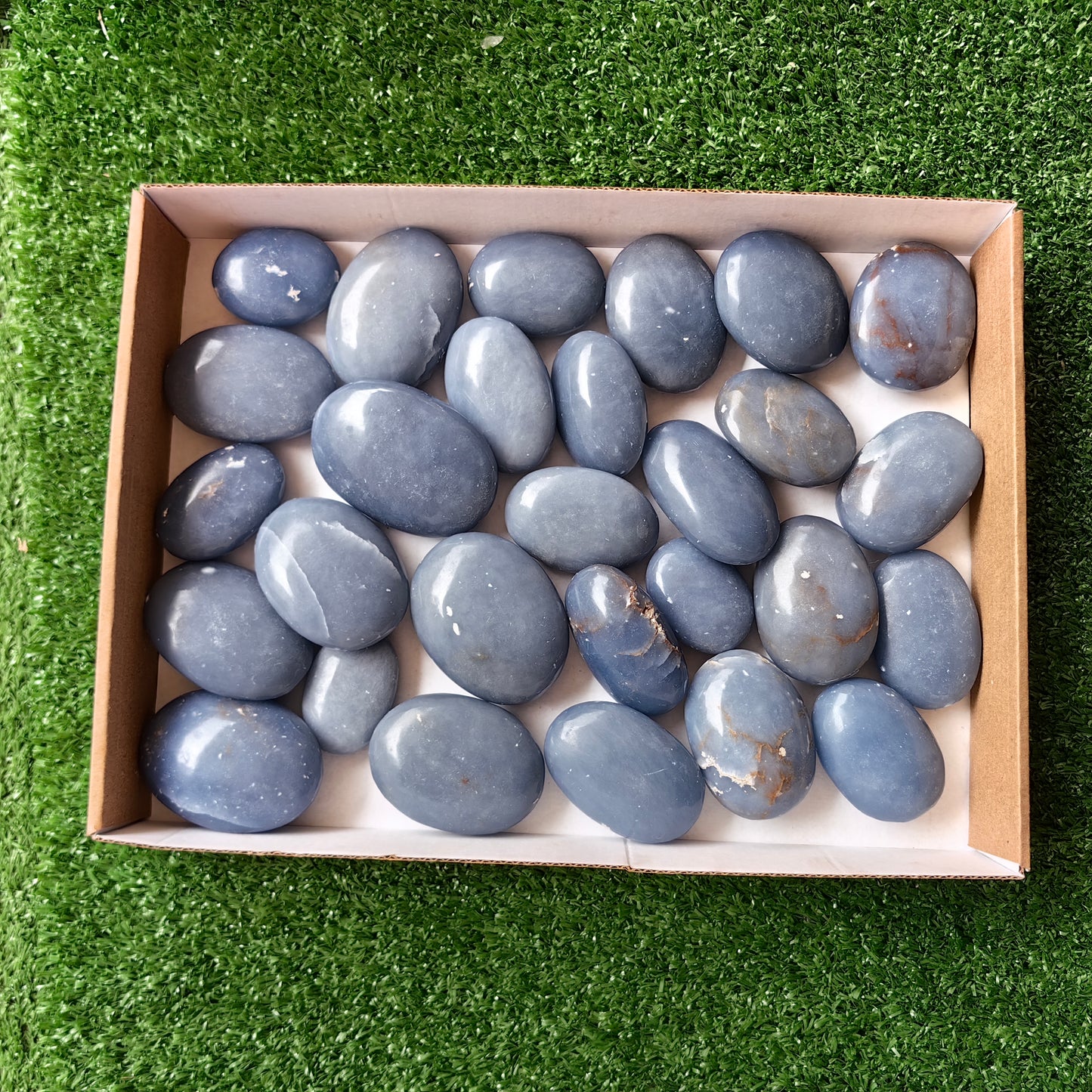 28 pc blue angelite palms