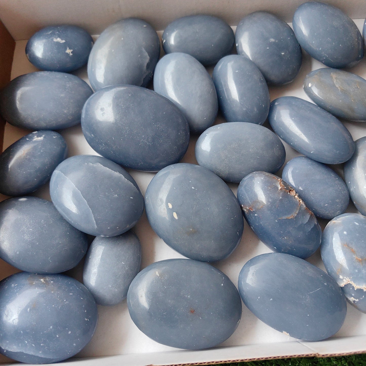 28 pc blue angelite palms