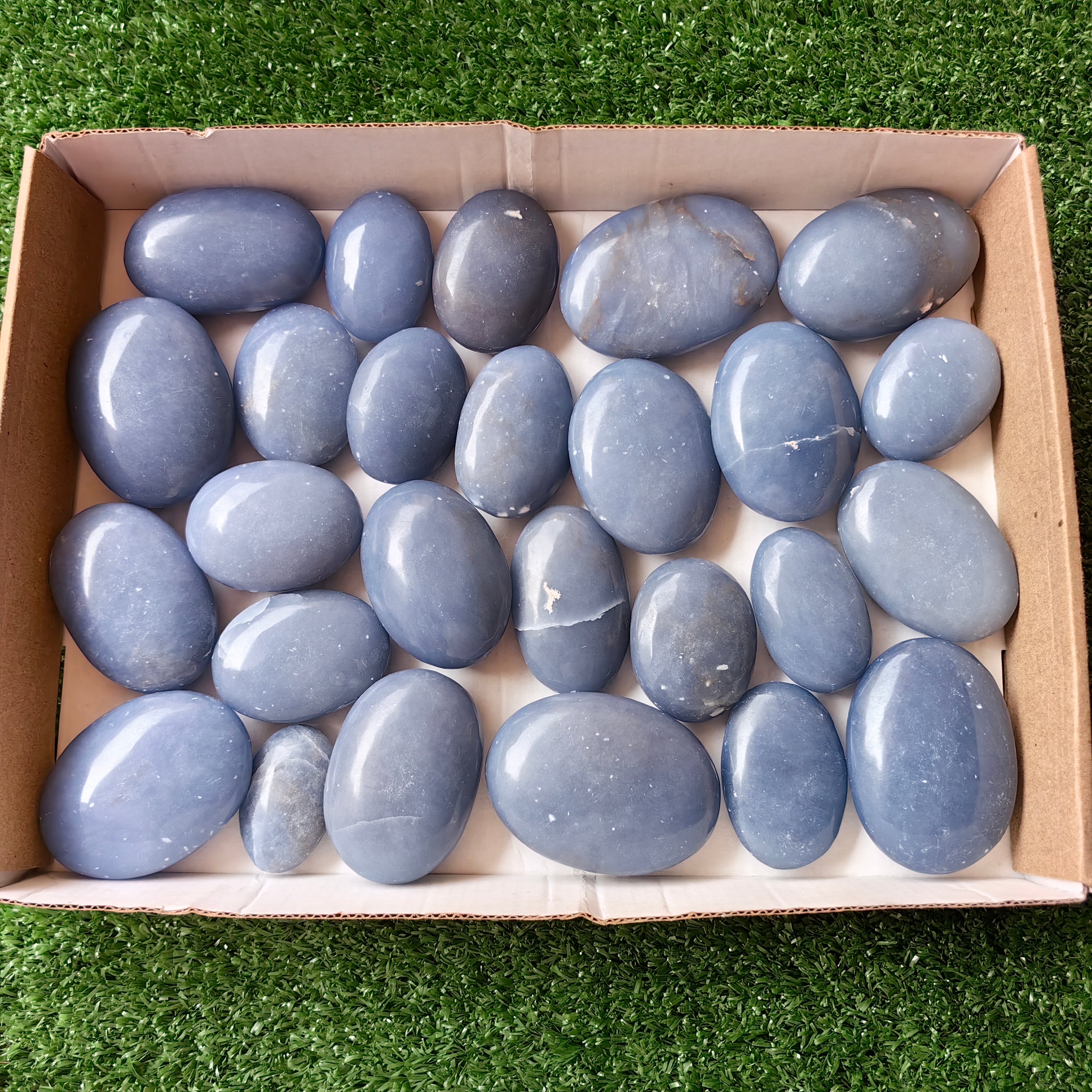 26 pc blue angelite palms
