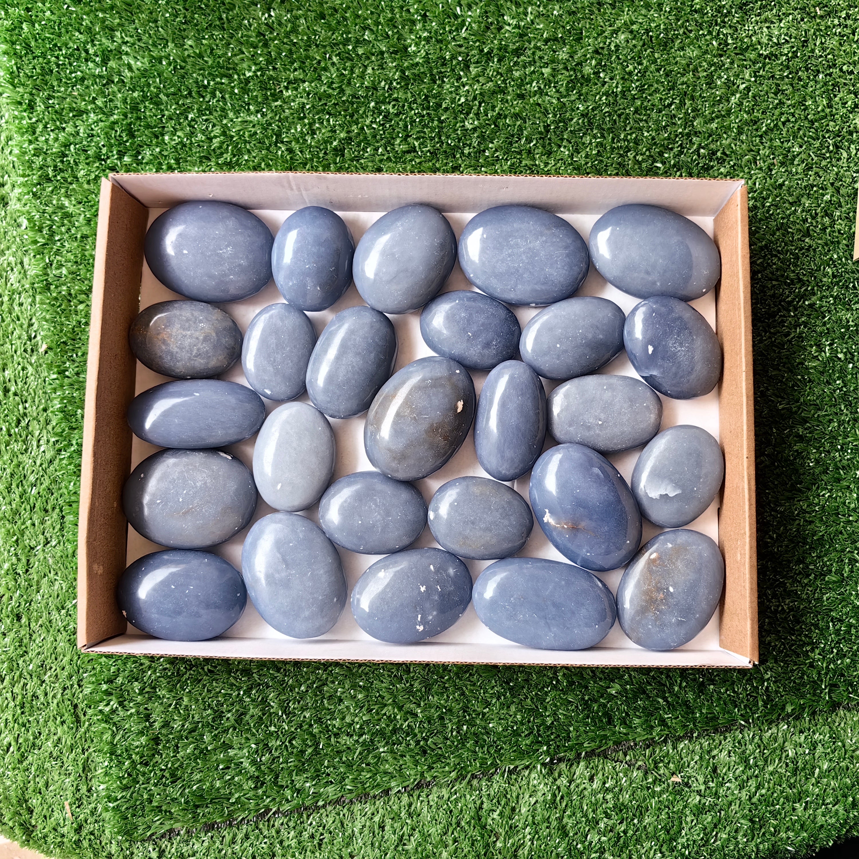 26 pc blue angelite palms