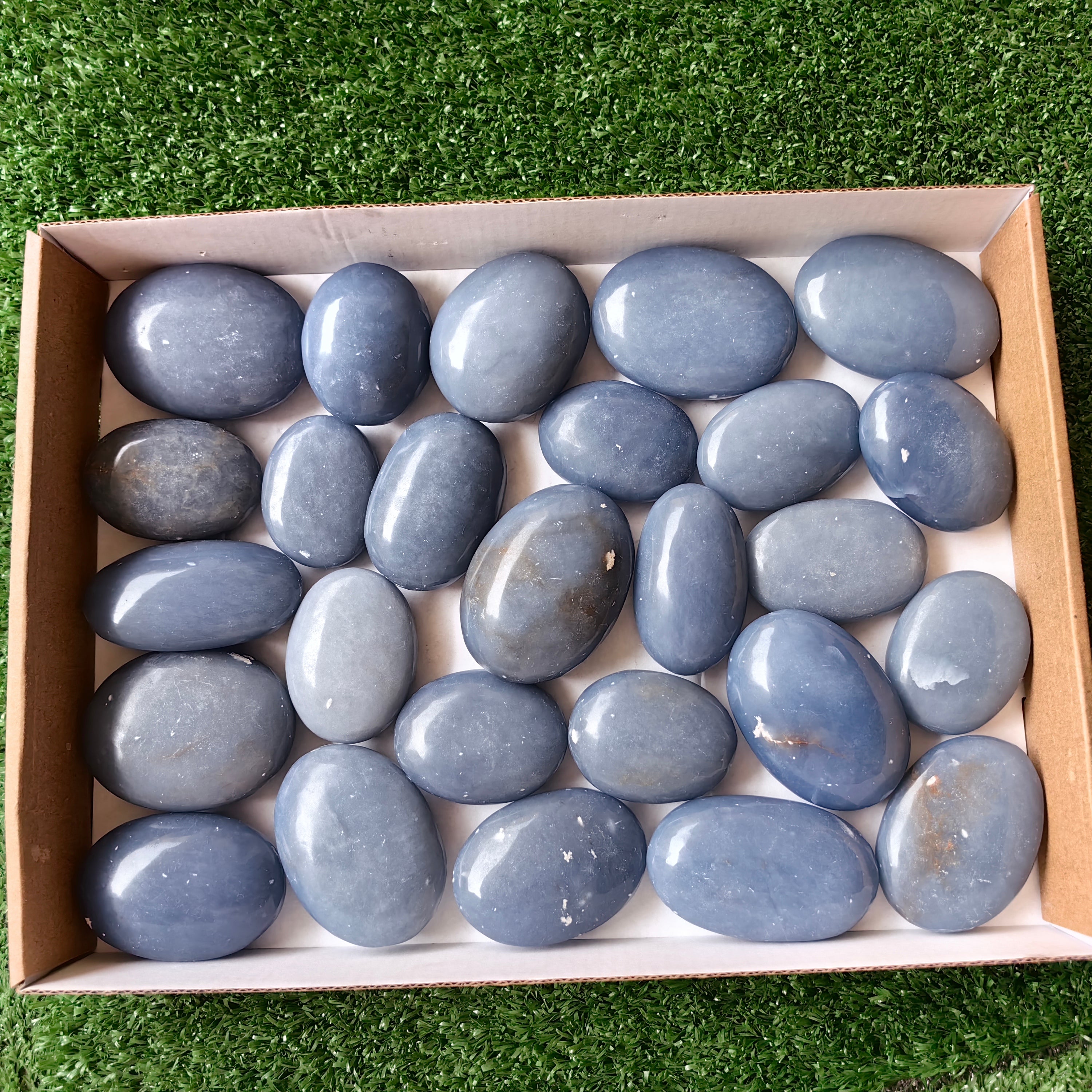 26 pc blue angelite palms